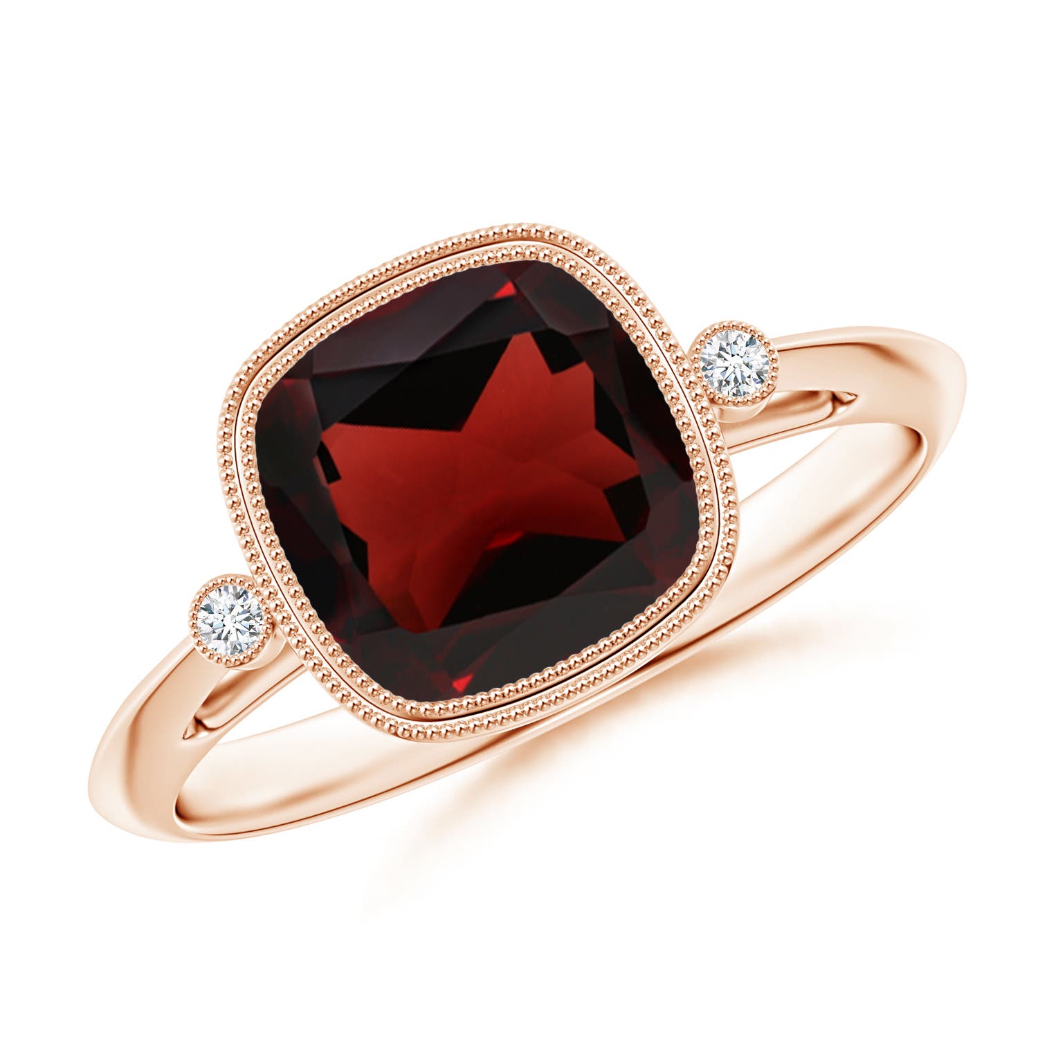 AA - Garnet / 2.54 CT / 14 KT Rose Gold