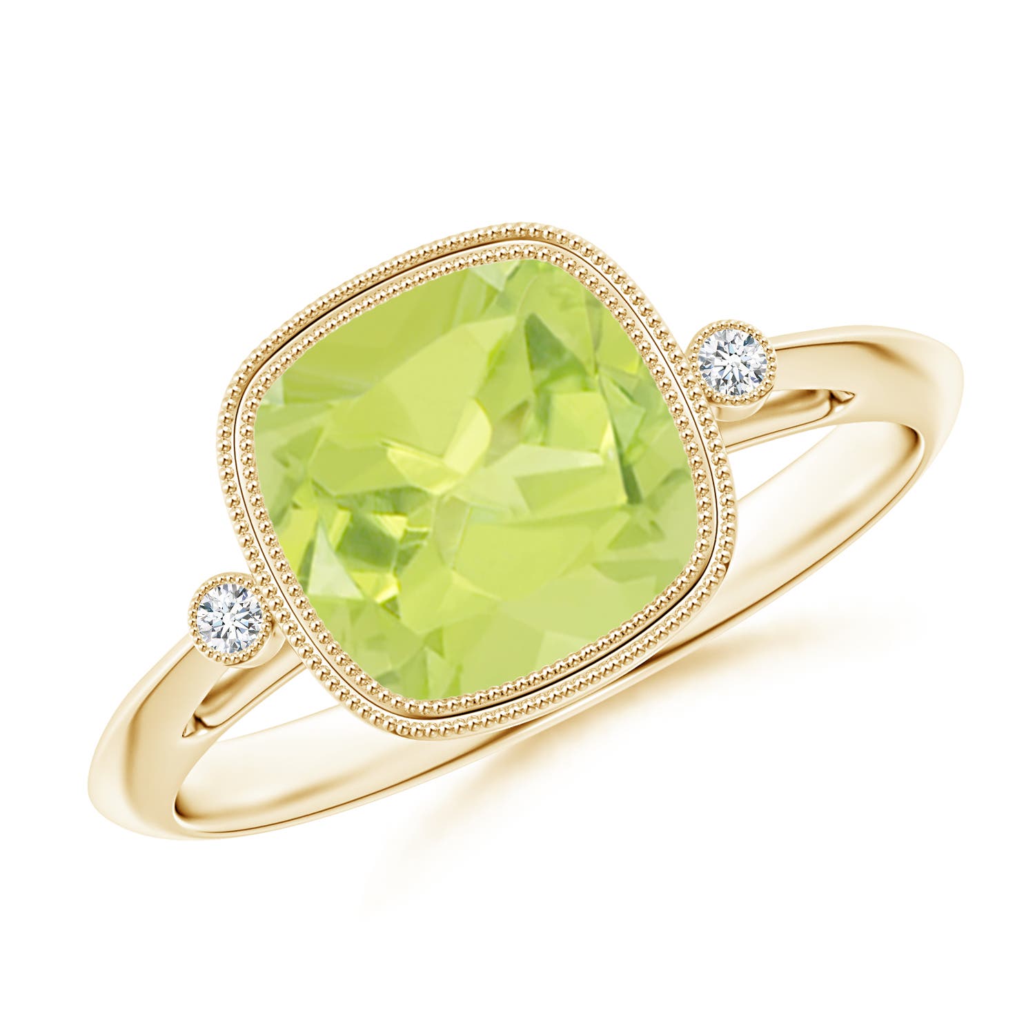 A - Peridot / 1.99 CT / 14 KT Yellow Gold