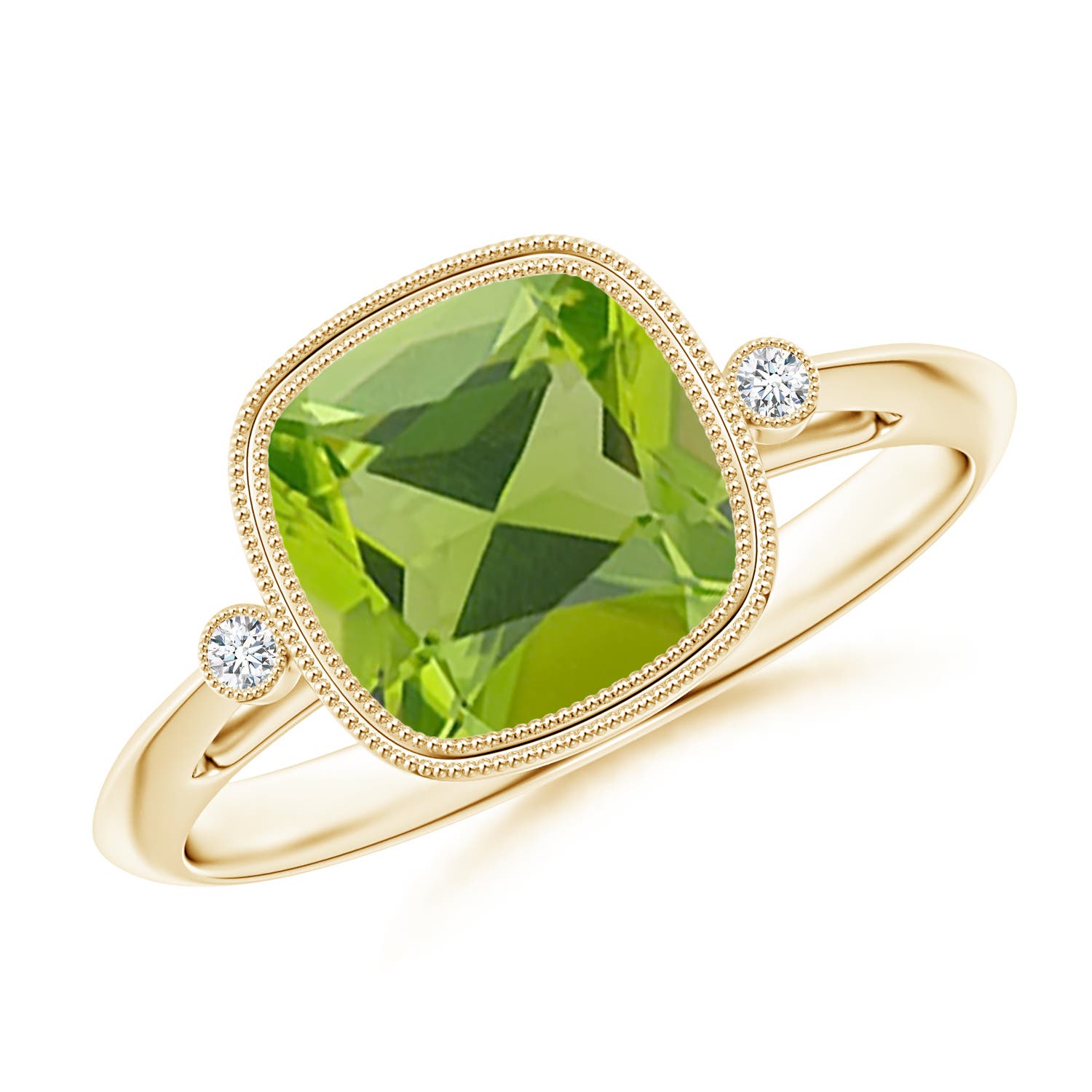 AAA - Peridot / 1.99 CT / 14 KT Yellow Gold