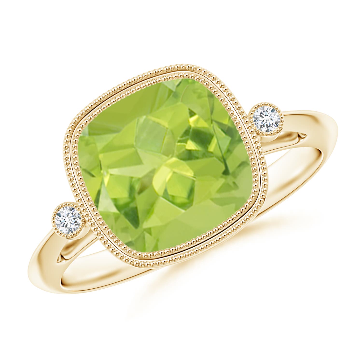 AA - Peridot / 2.84 CT / 14 KT Yellow Gold