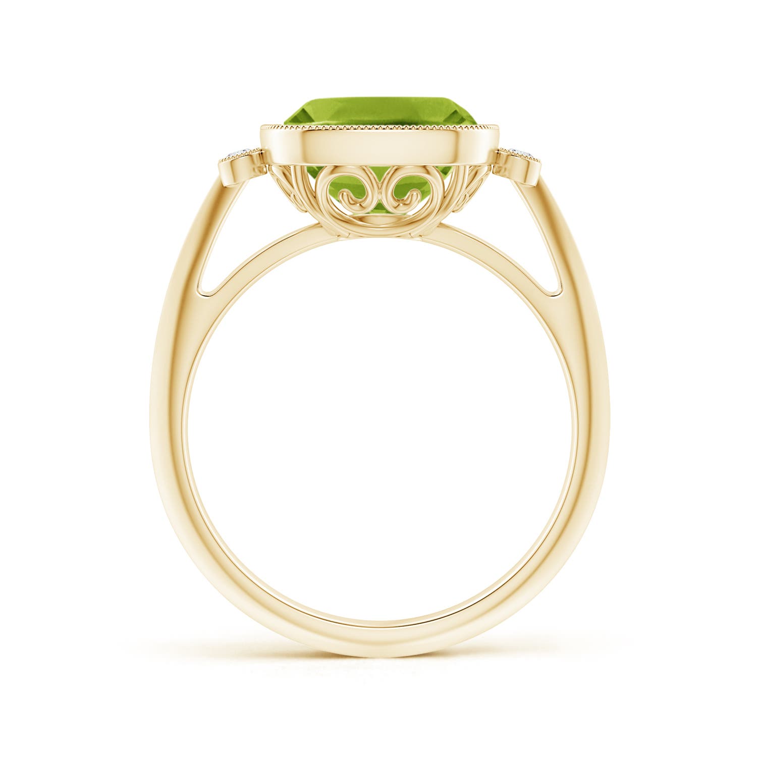 AAA - Peridot / 2.84 CT / 14 KT Yellow Gold