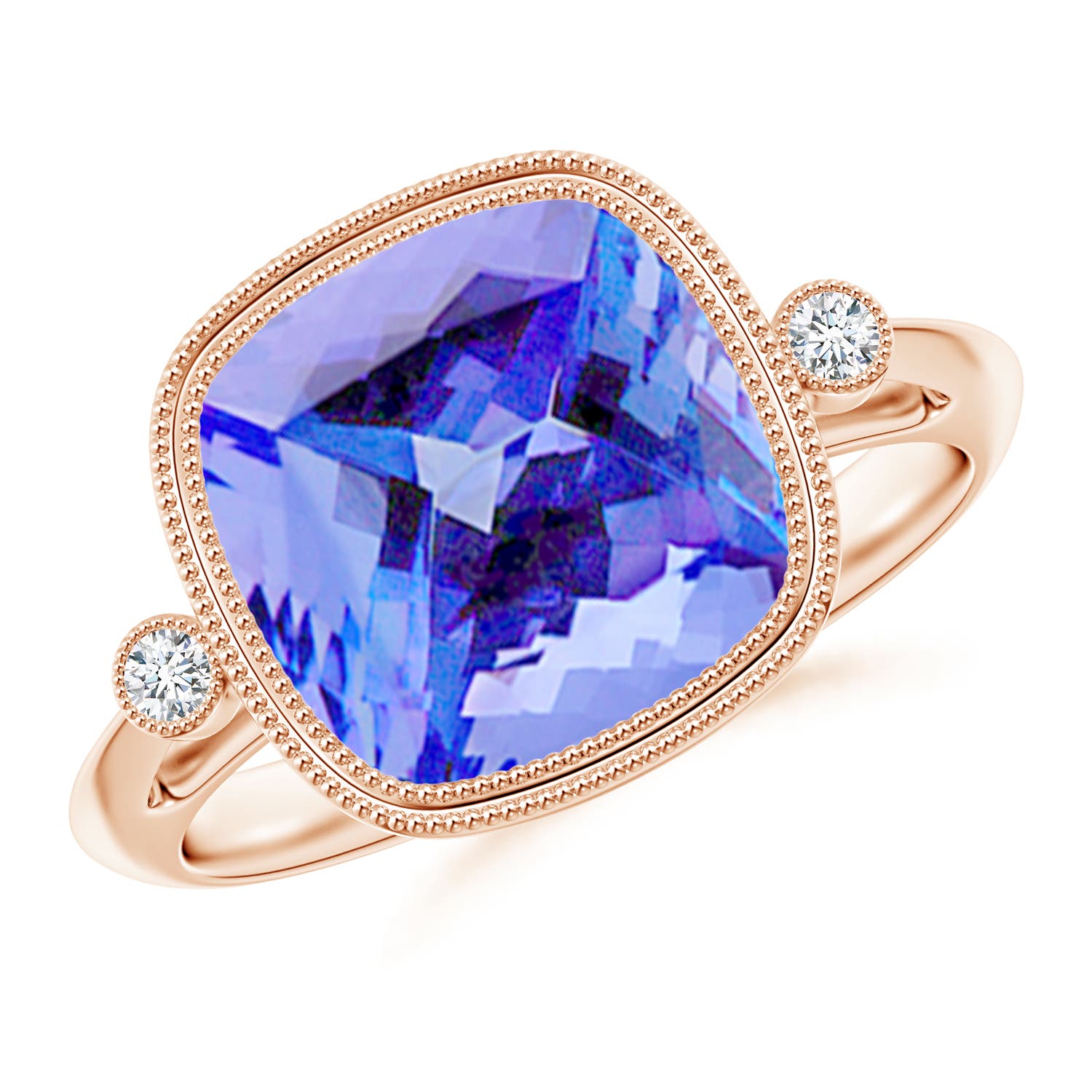 AA - Tanzanite / 4.56 CT / 14 KT Rose Gold