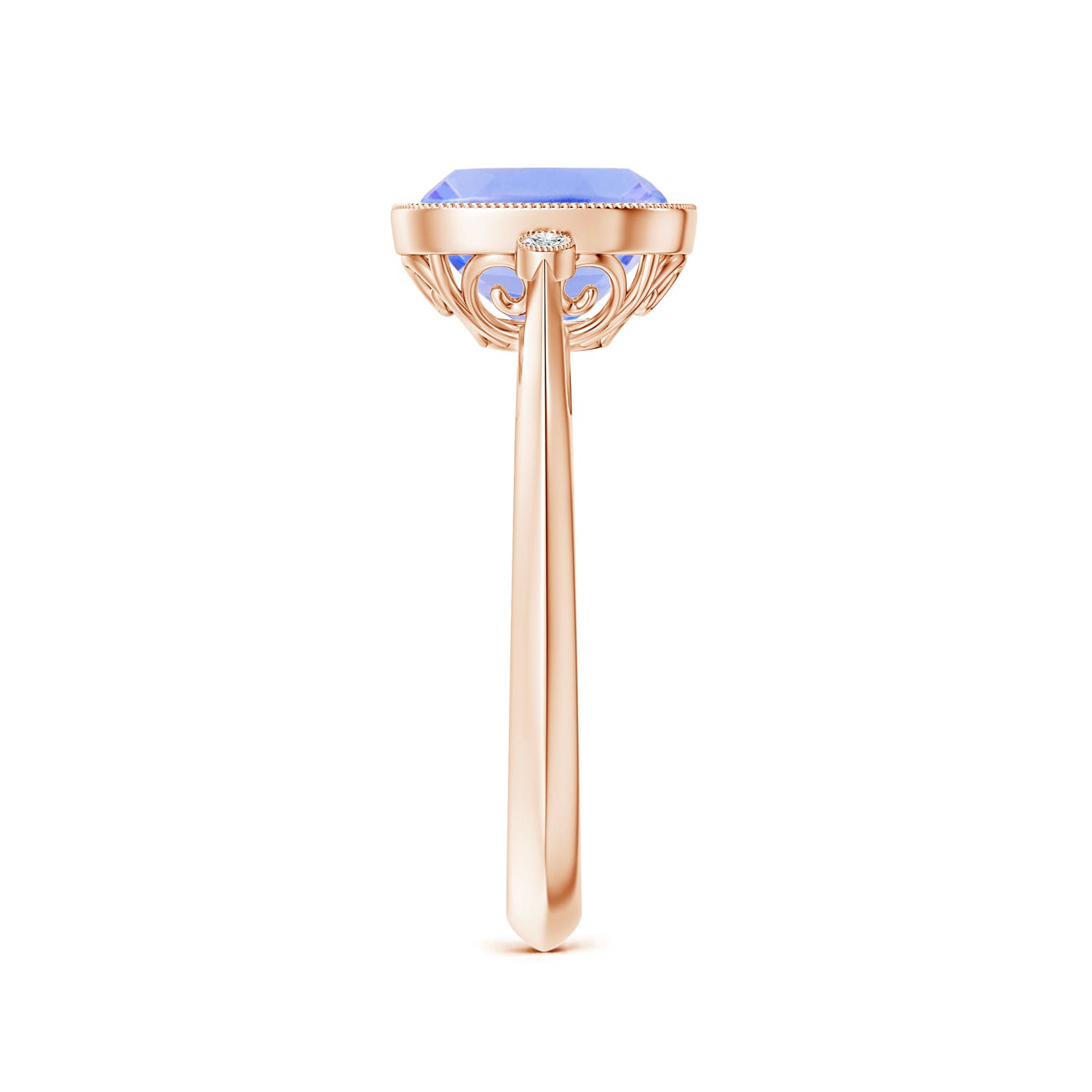 A - Tanzanite / 2.19 CT / 14 KT Rose Gold