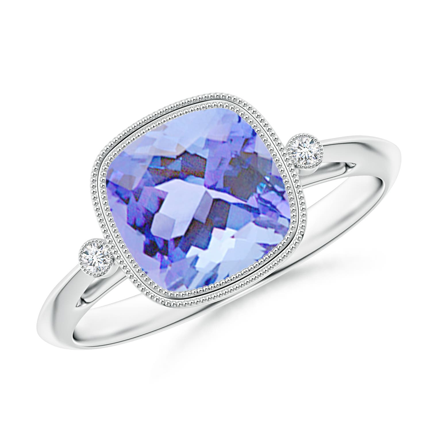 A - Tanzanite / 2.19 CT / 14 KT White Gold