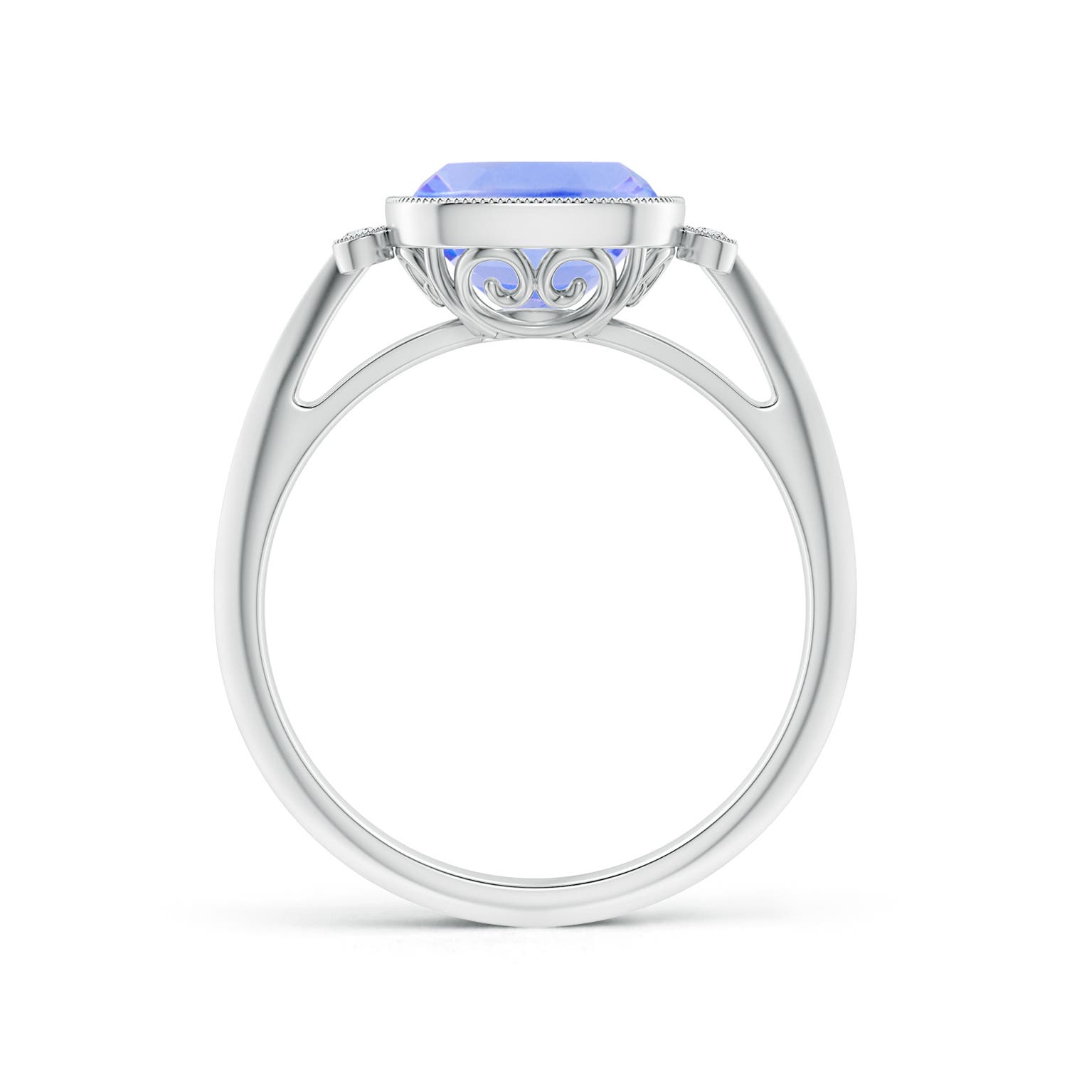 A - Tanzanite / 2.19 CT / 14 KT White Gold