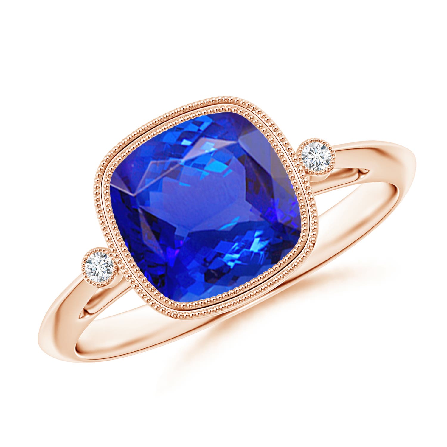 AAA - Tanzanite / 2.19 CT / 14 KT Rose Gold