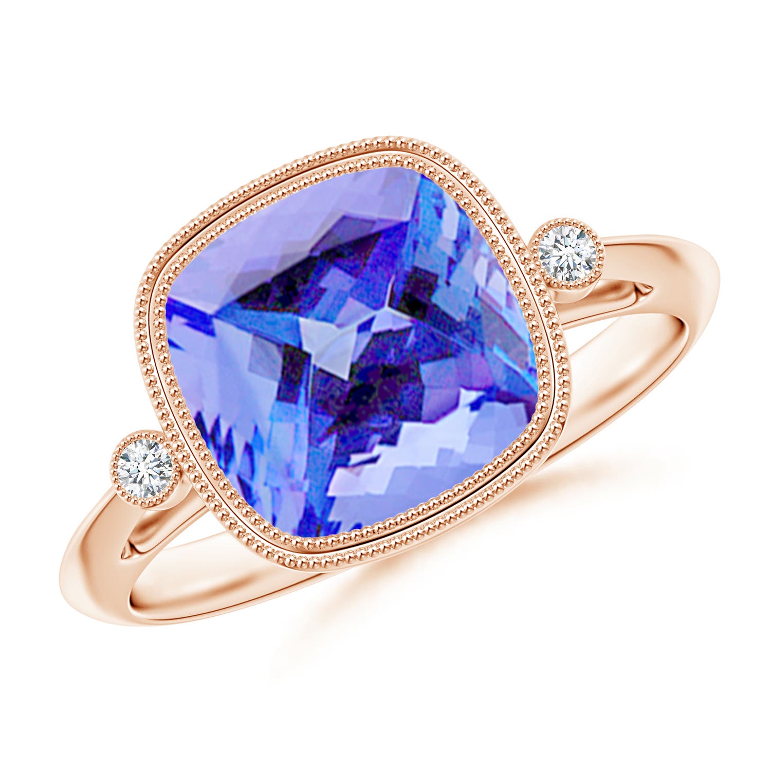 AA - Tanzanite / 3.84 CT / 14 KT Rose Gold