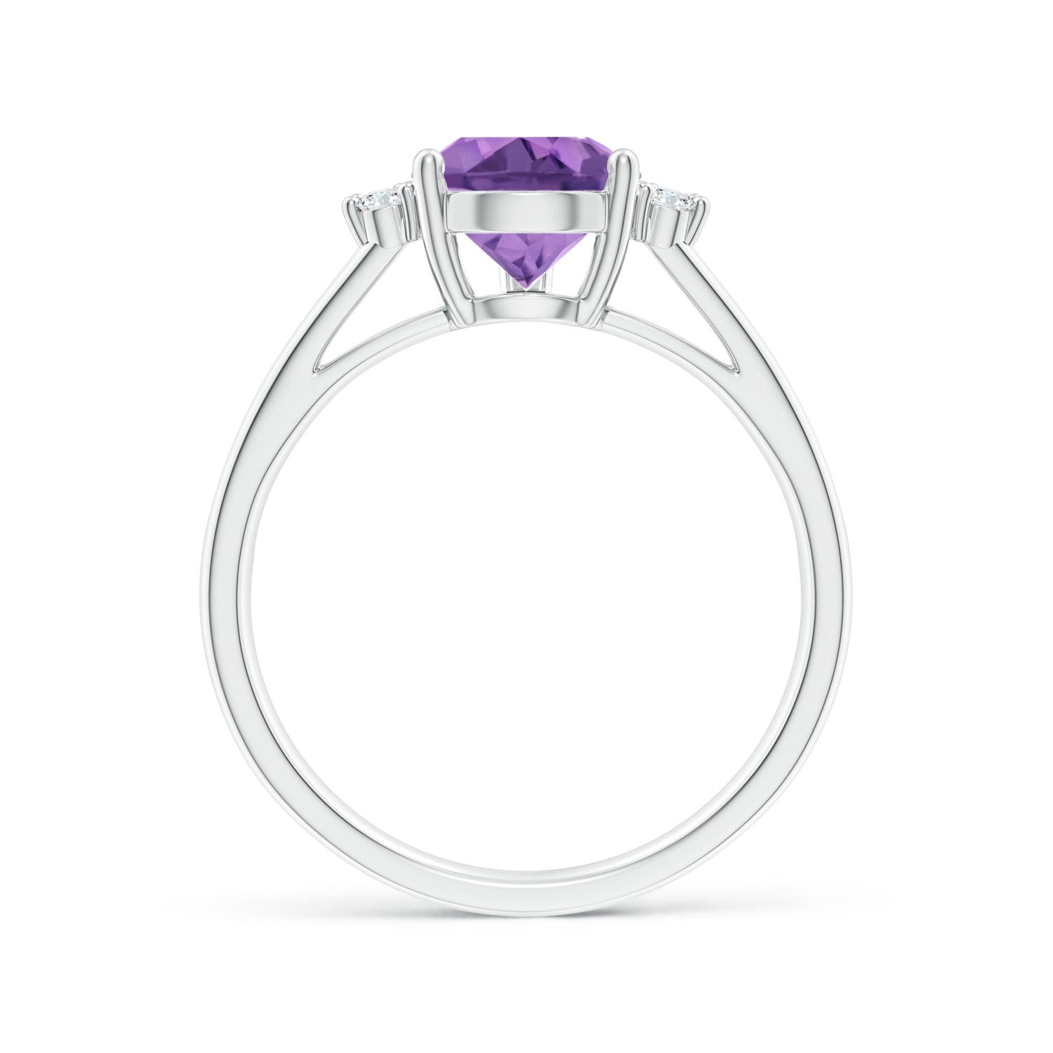 A - Amethyst / 1.73 CT / 14 KT White Gold