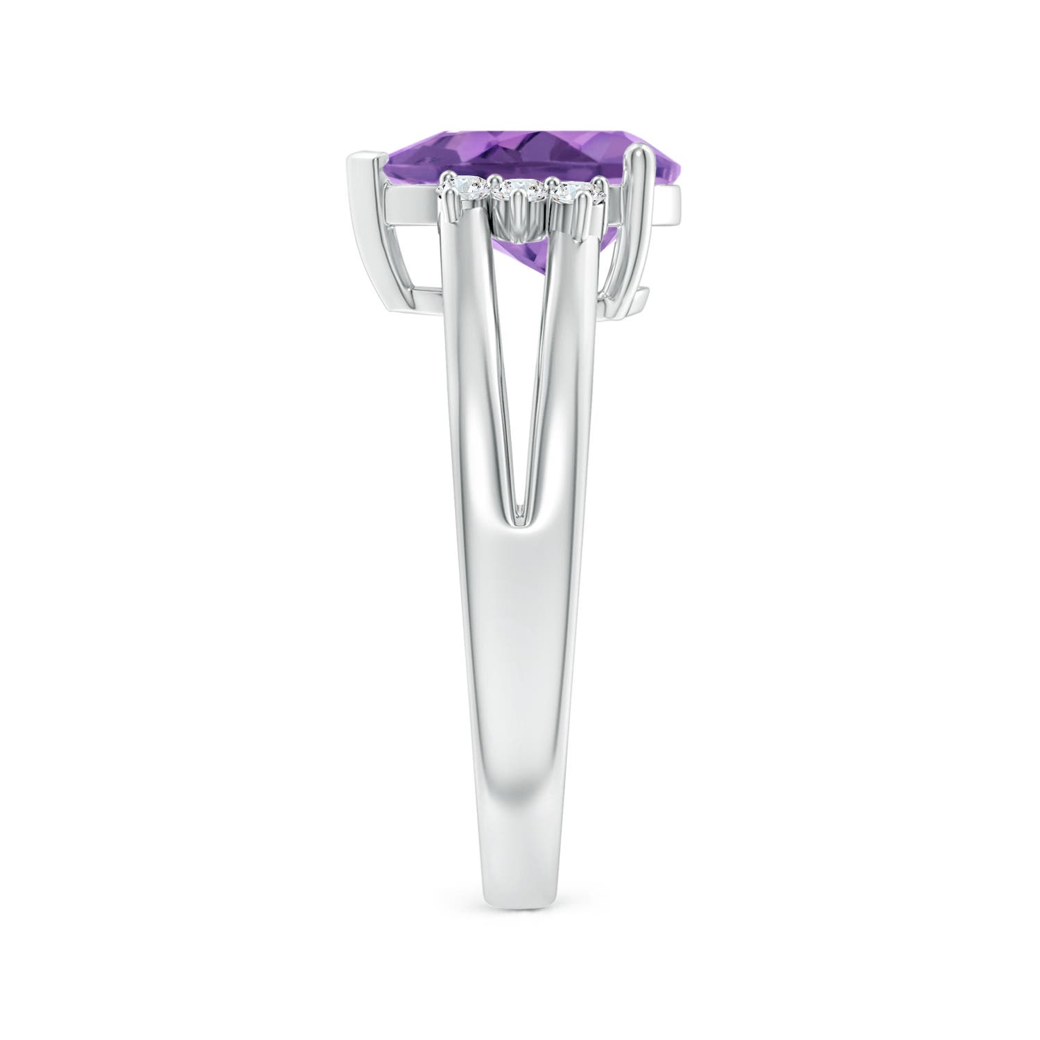 A - Amethyst / 1.73 CT / 14 KT White Gold