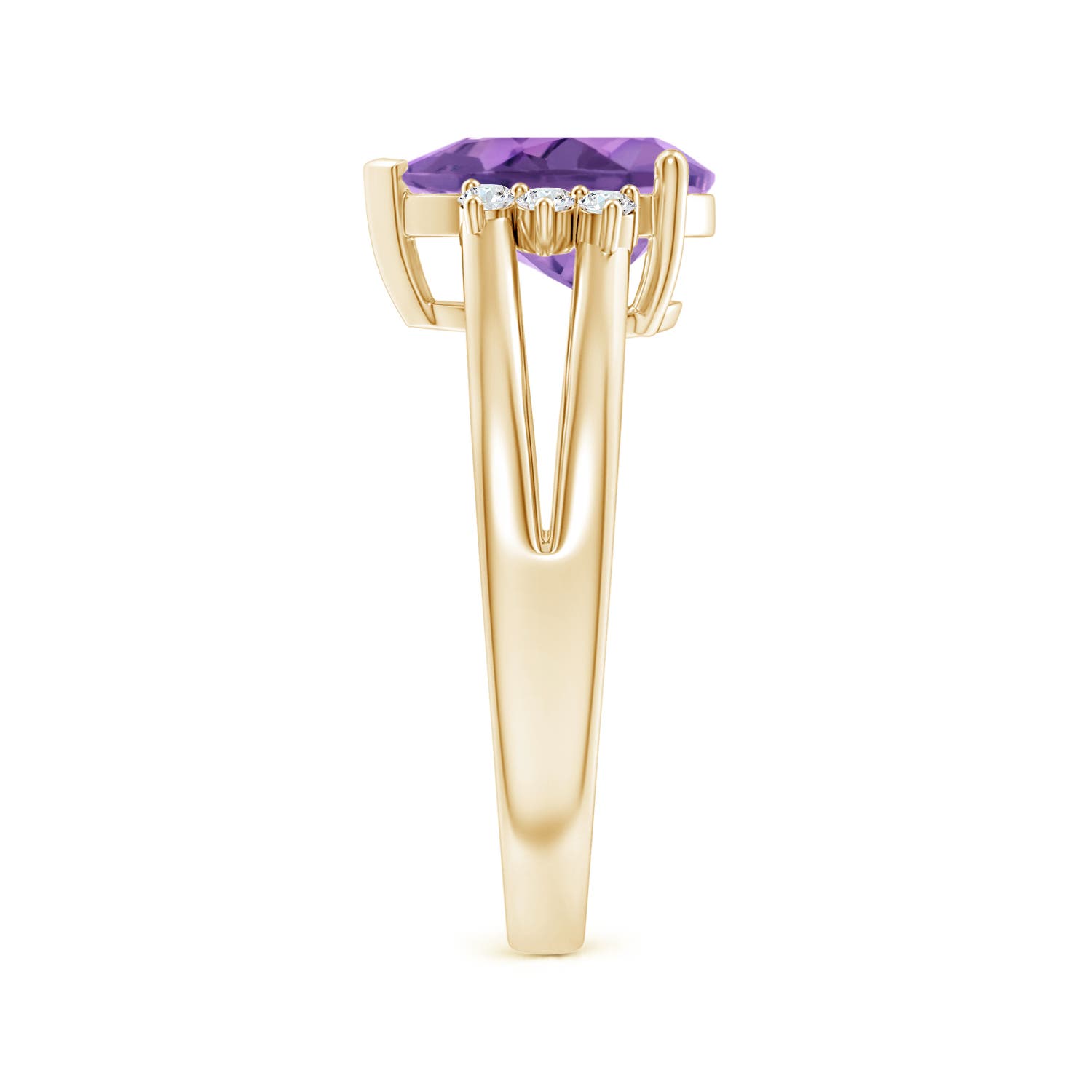 A - Amethyst / 1.73 CT / 14 KT Yellow Gold