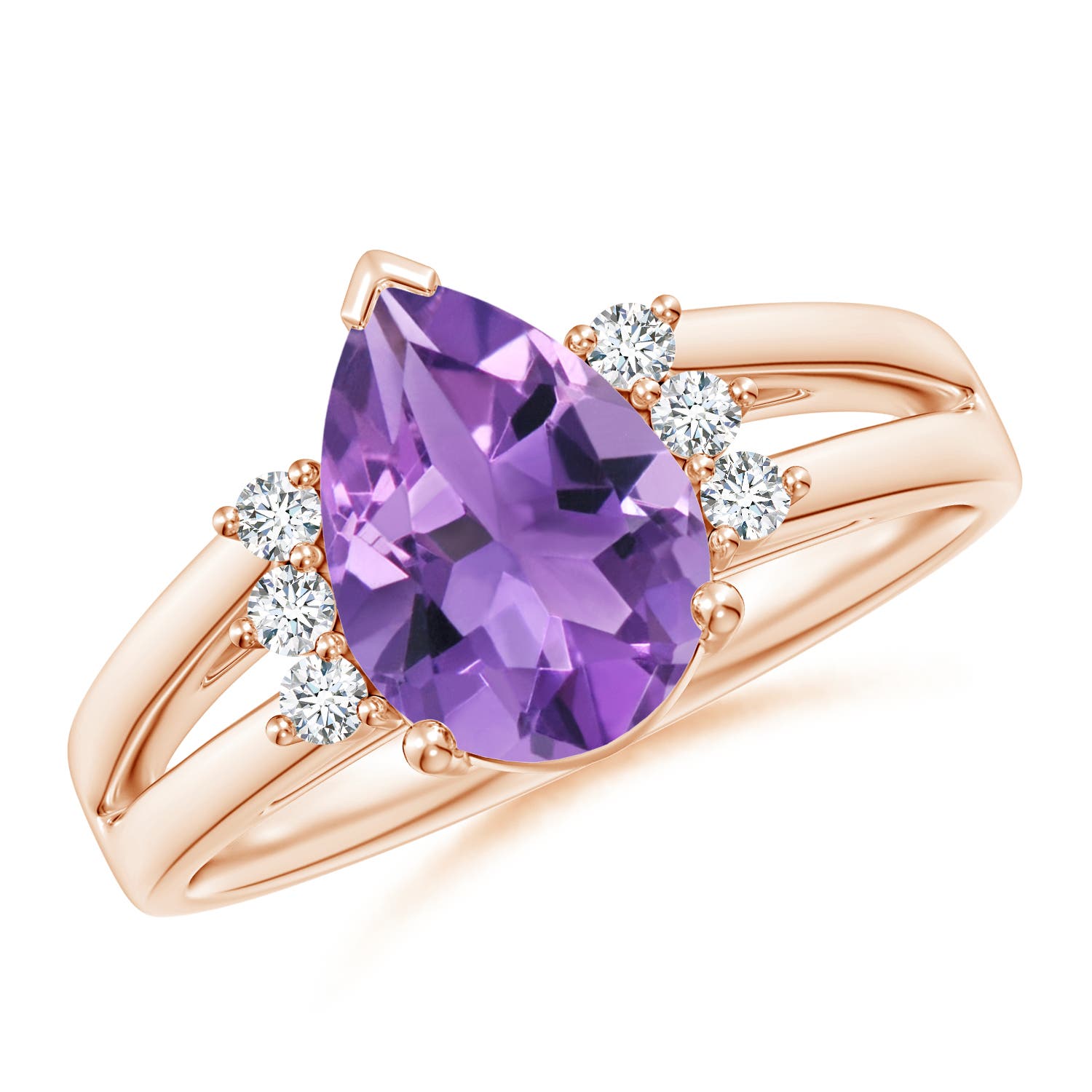 AA - Amethyst / 1.73 CT / 14 KT Rose Gold