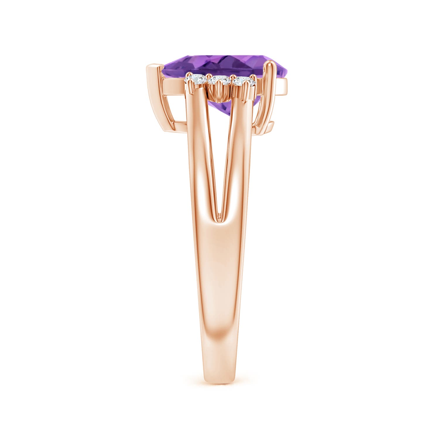 AA - Amethyst / 1.73 CT / 14 KT Rose Gold