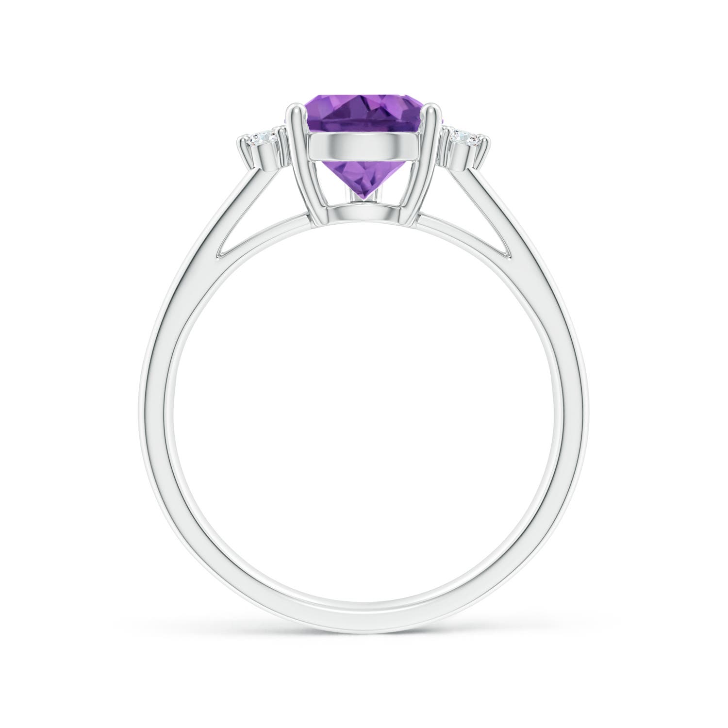 AA - Amethyst / 1.73 CT / 14 KT White Gold