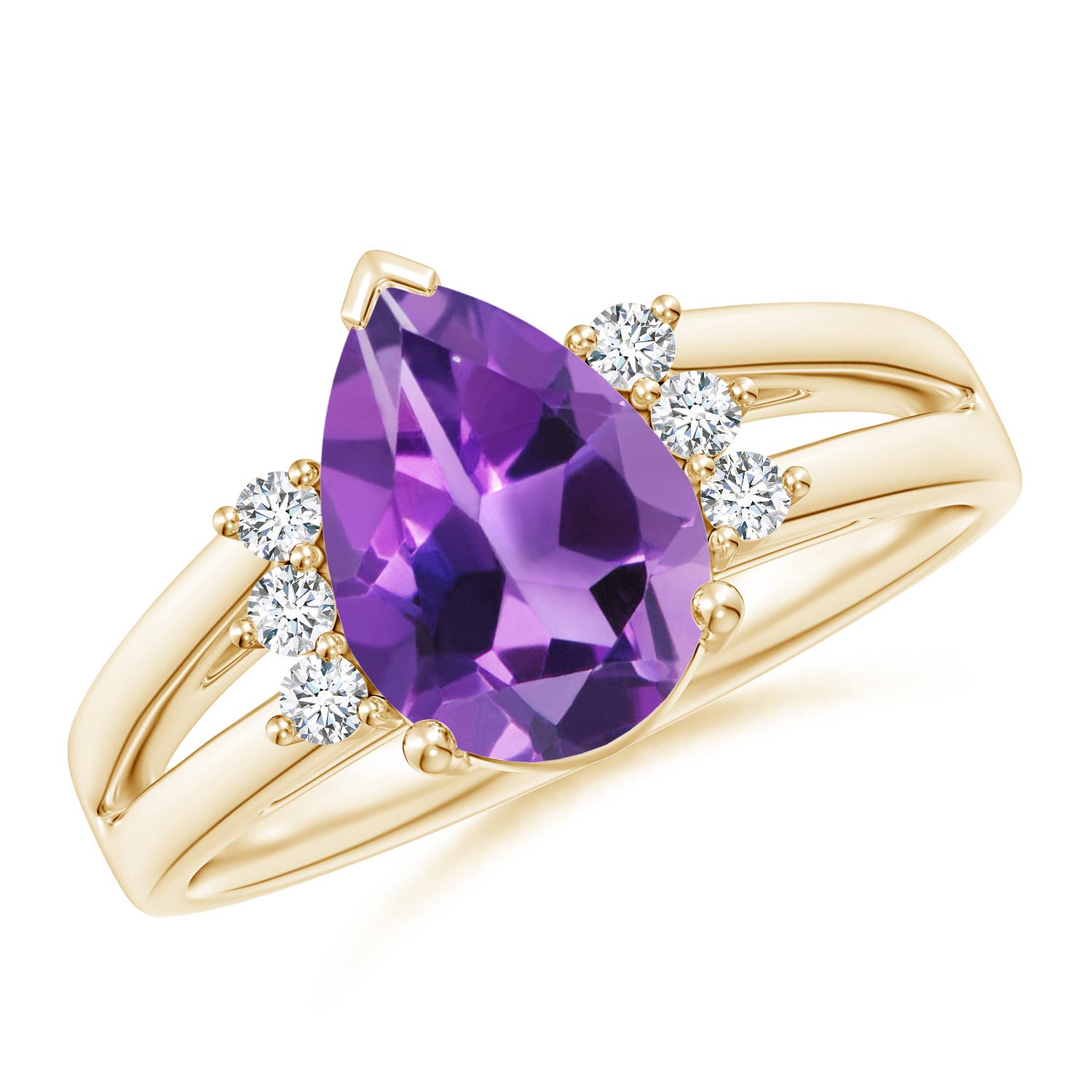 AAA - Amethyst / 1.73 CT / 14 KT Yellow Gold