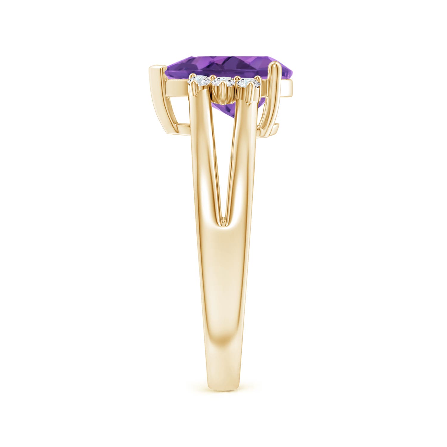 AAA - Amethyst / 1.73 CT / 14 KT Yellow Gold