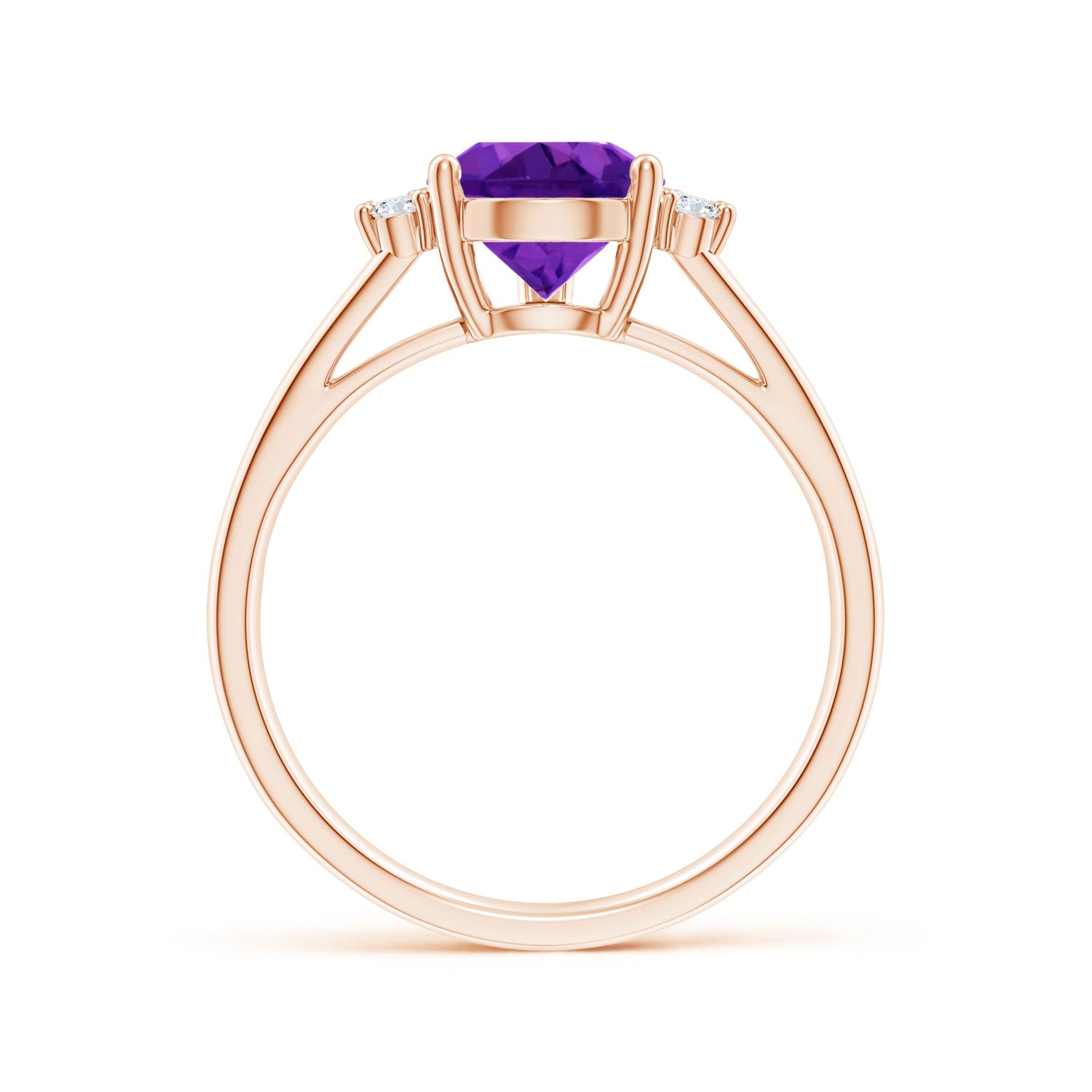 AAAA - Amethyst / 1.73 CT / 14 KT Rose Gold