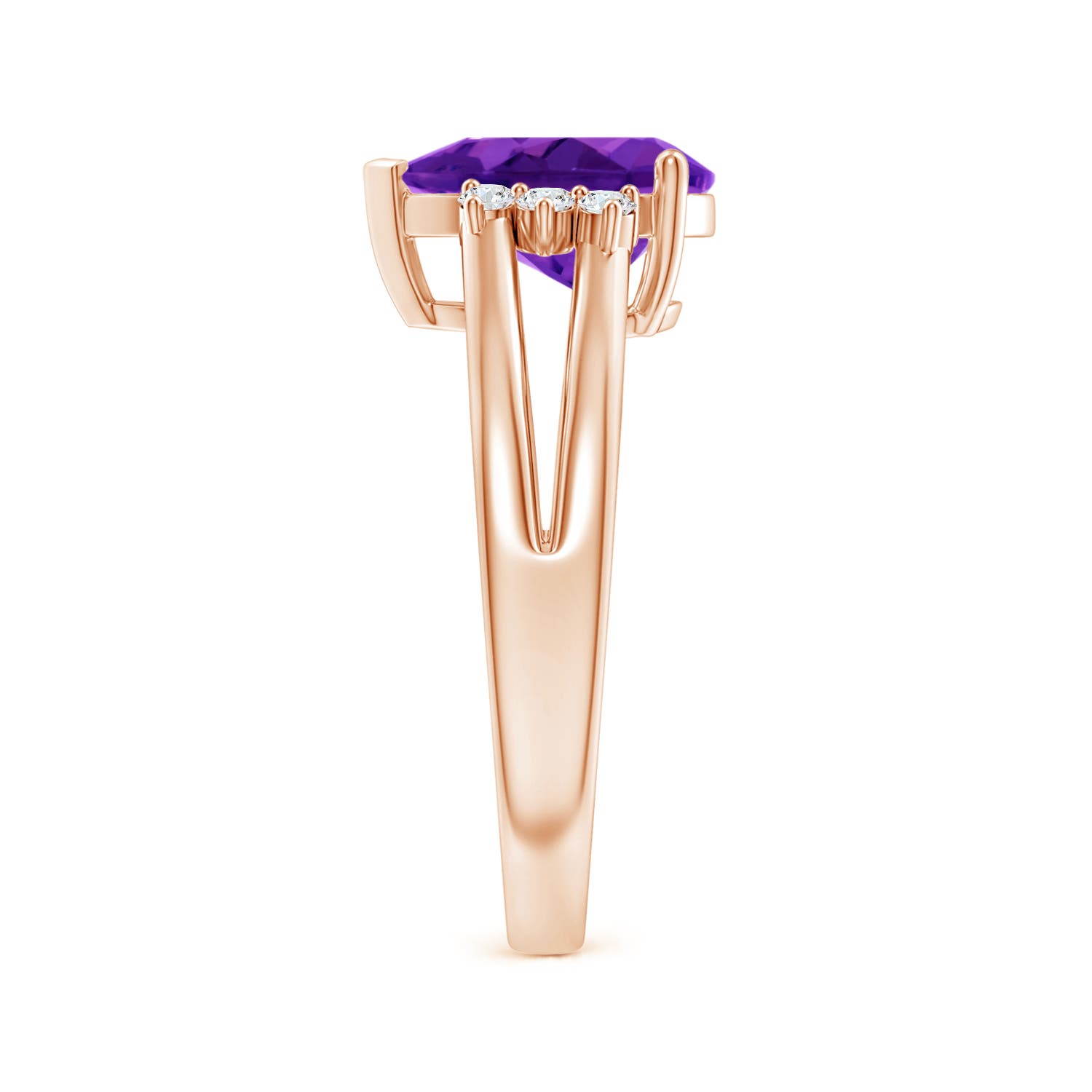 AAAA - Amethyst / 1.73 CT / 14 KT Rose Gold