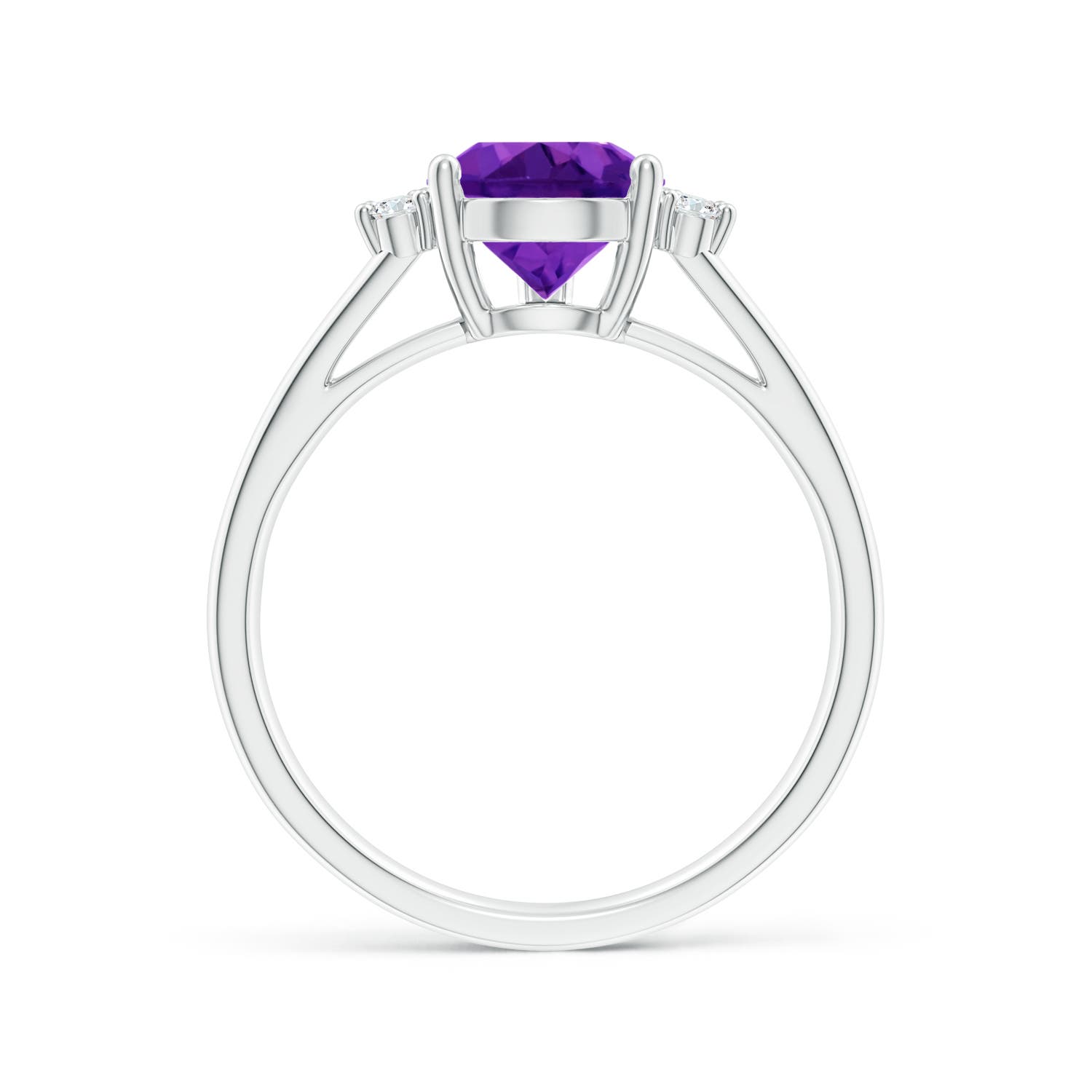 AAAA - Amethyst / 1.73 CT / 14 KT White Gold