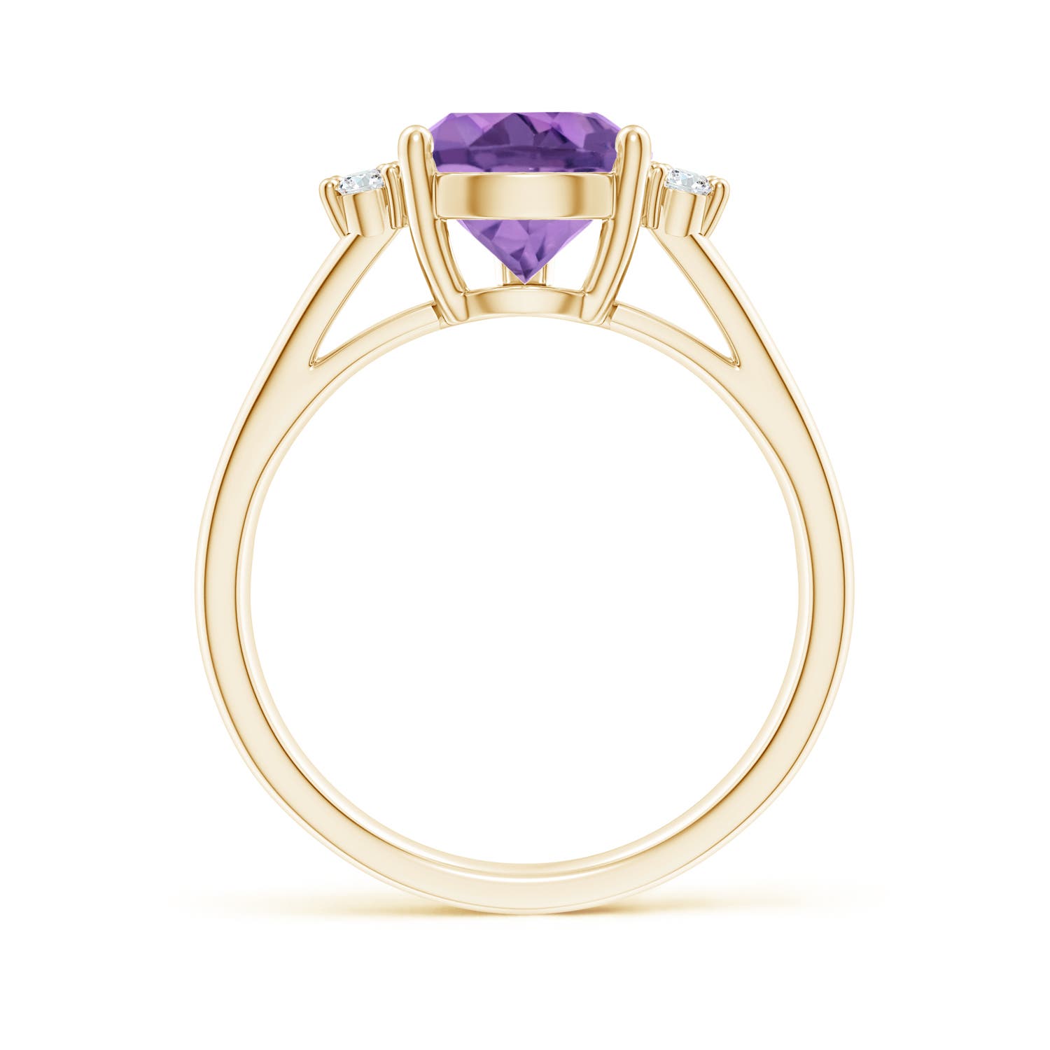 A - Amethyst / 2.77 CT / 14 KT Yellow Gold