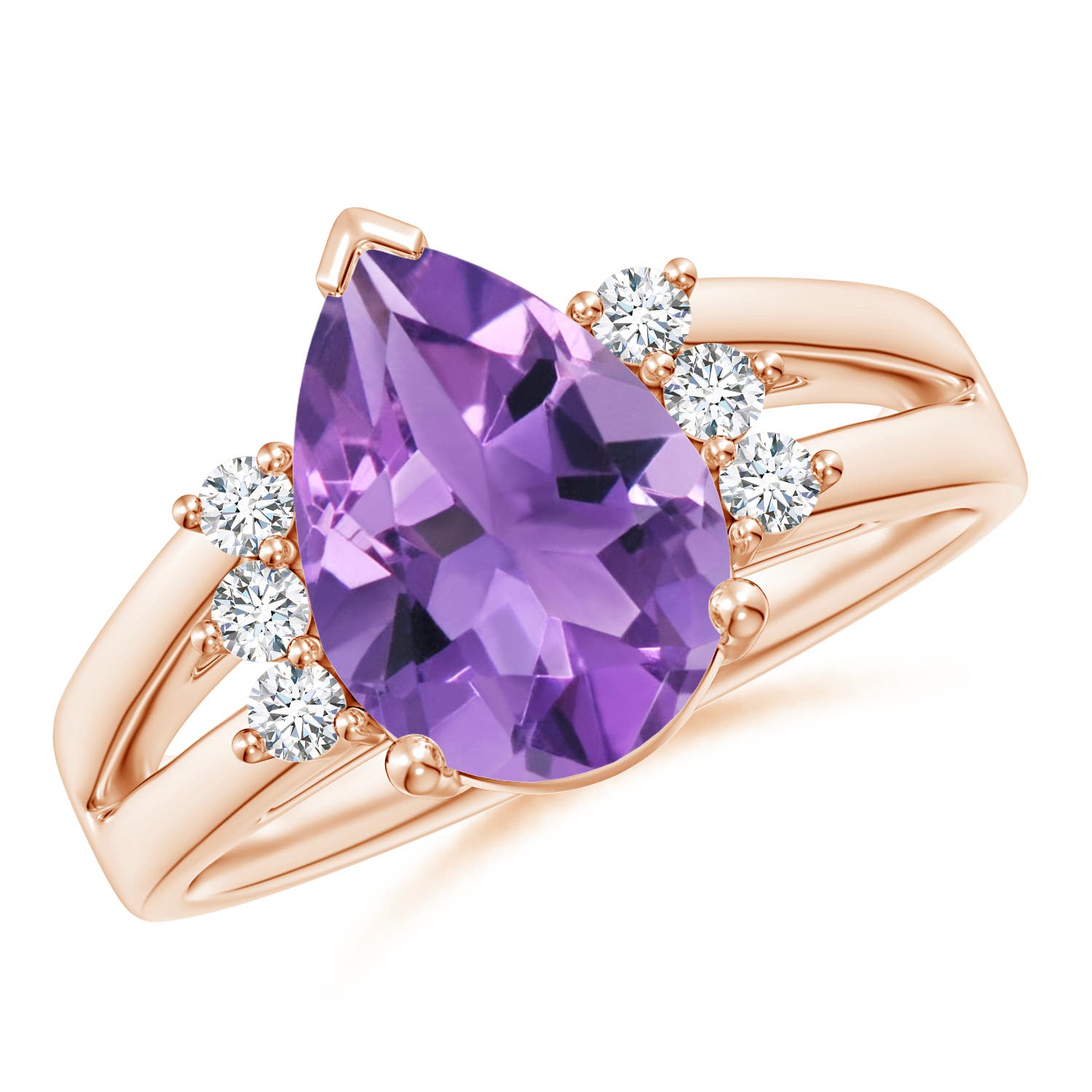 AA - Amethyst / 2.77 CT / 14 KT Rose Gold