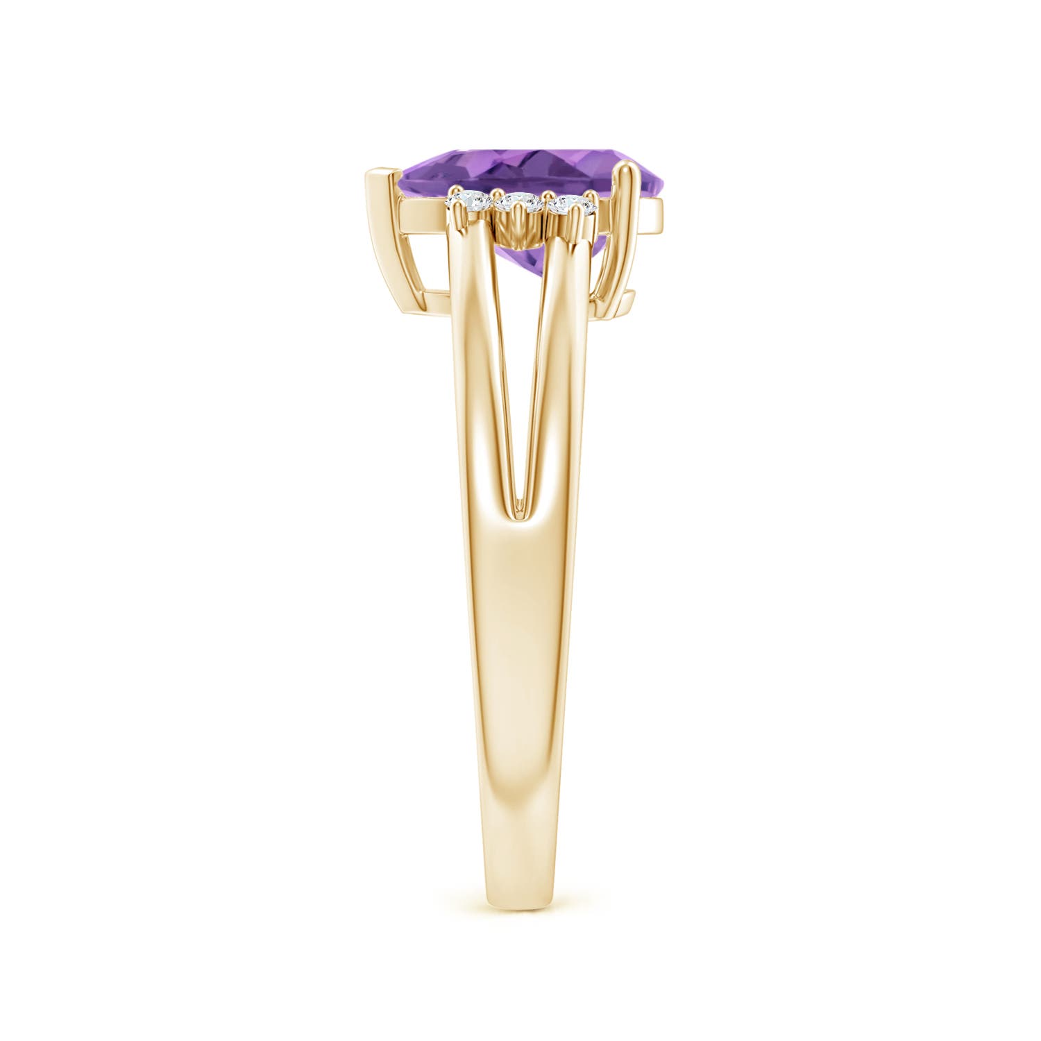 A - Amethyst / 1.13 CT / 14 KT Yellow Gold