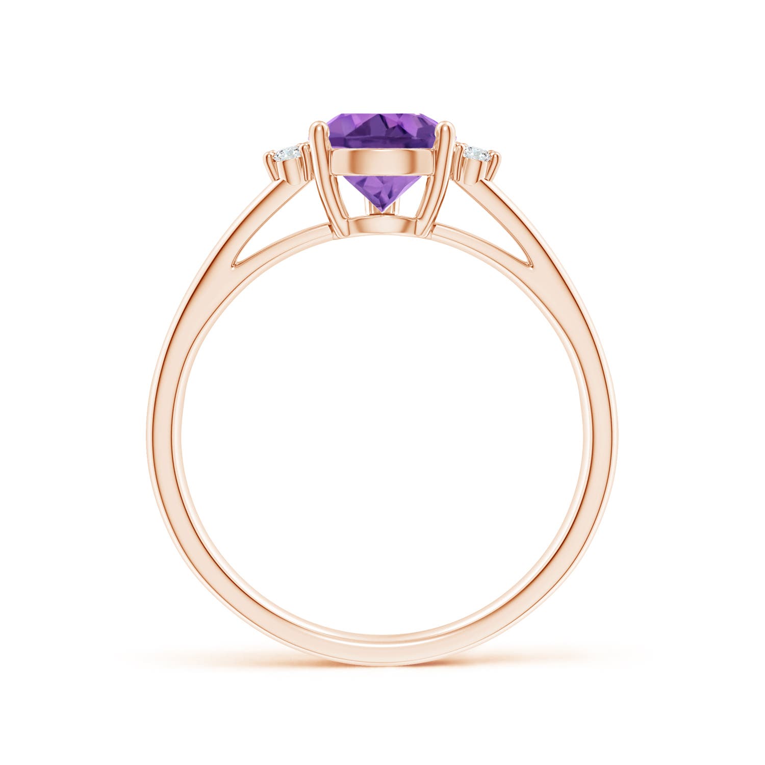 AA - Amethyst / 1.13 CT / 14 KT Rose Gold