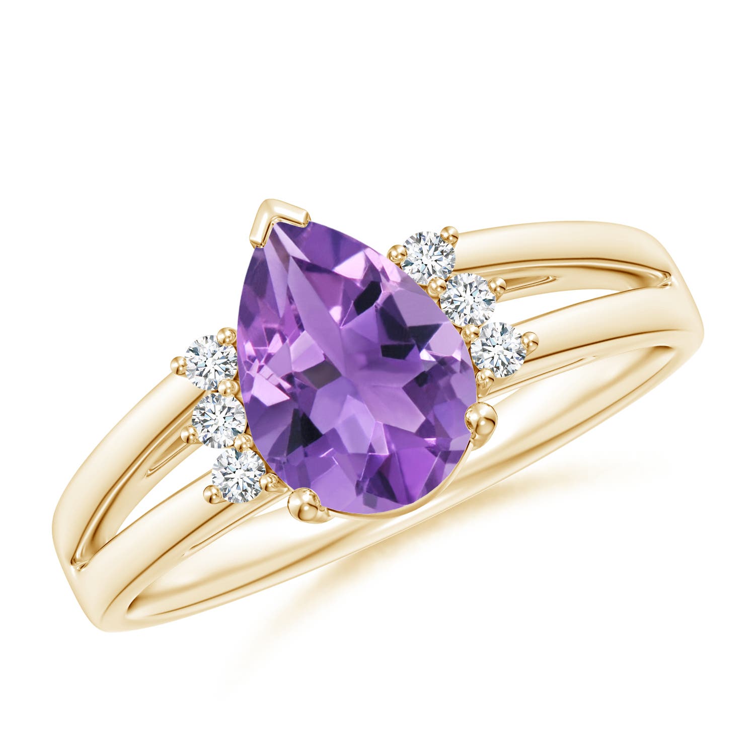 AA - Amethyst / 1.13 CT / 14 KT Yellow Gold