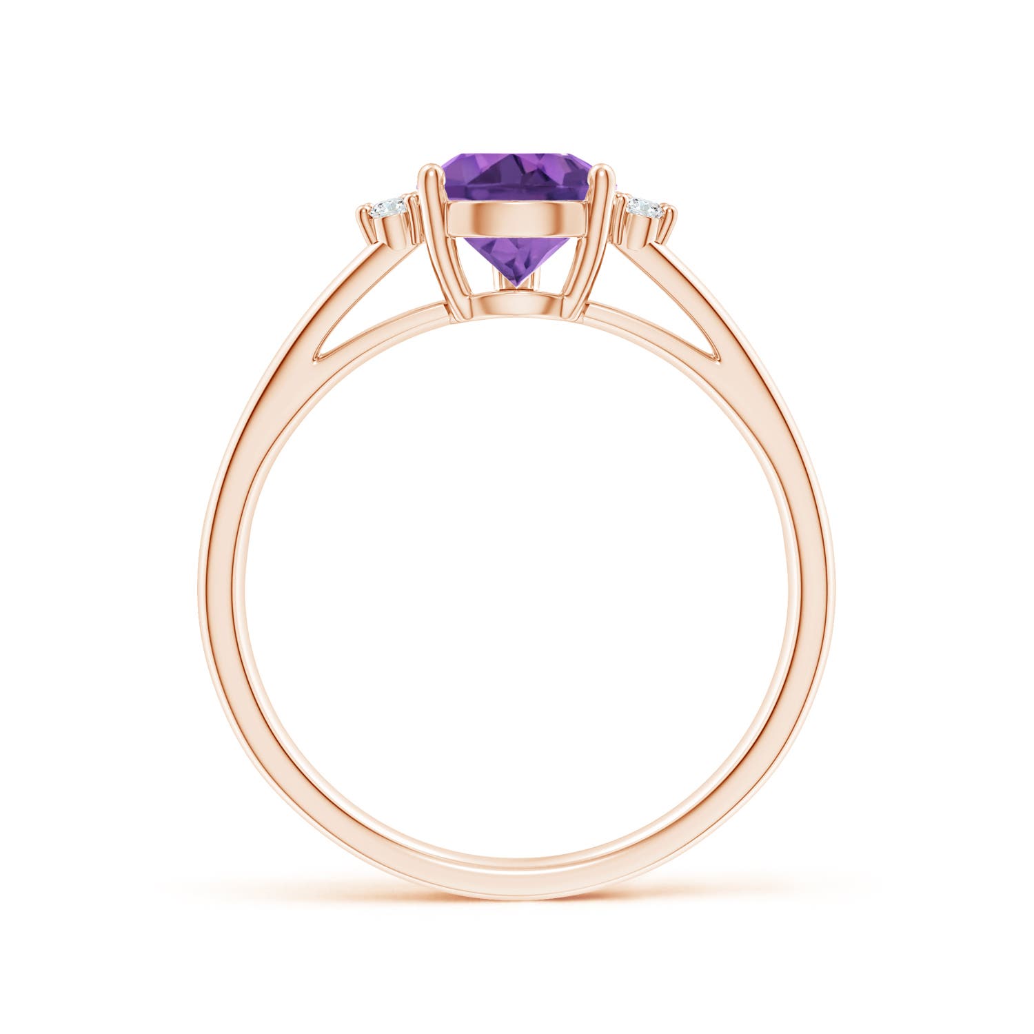 AAA - Amethyst / 1.13 CT / 14 KT Rose Gold