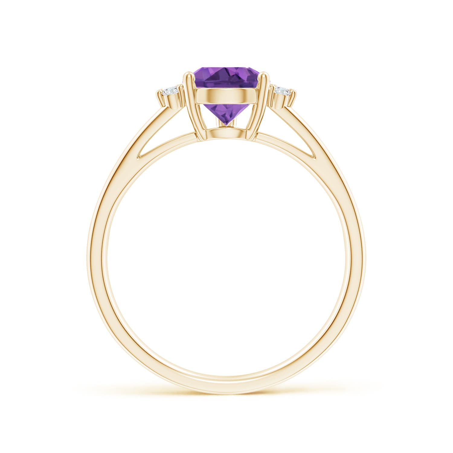 AAA - Amethyst / 1.13 CT / 14 KT Yellow Gold