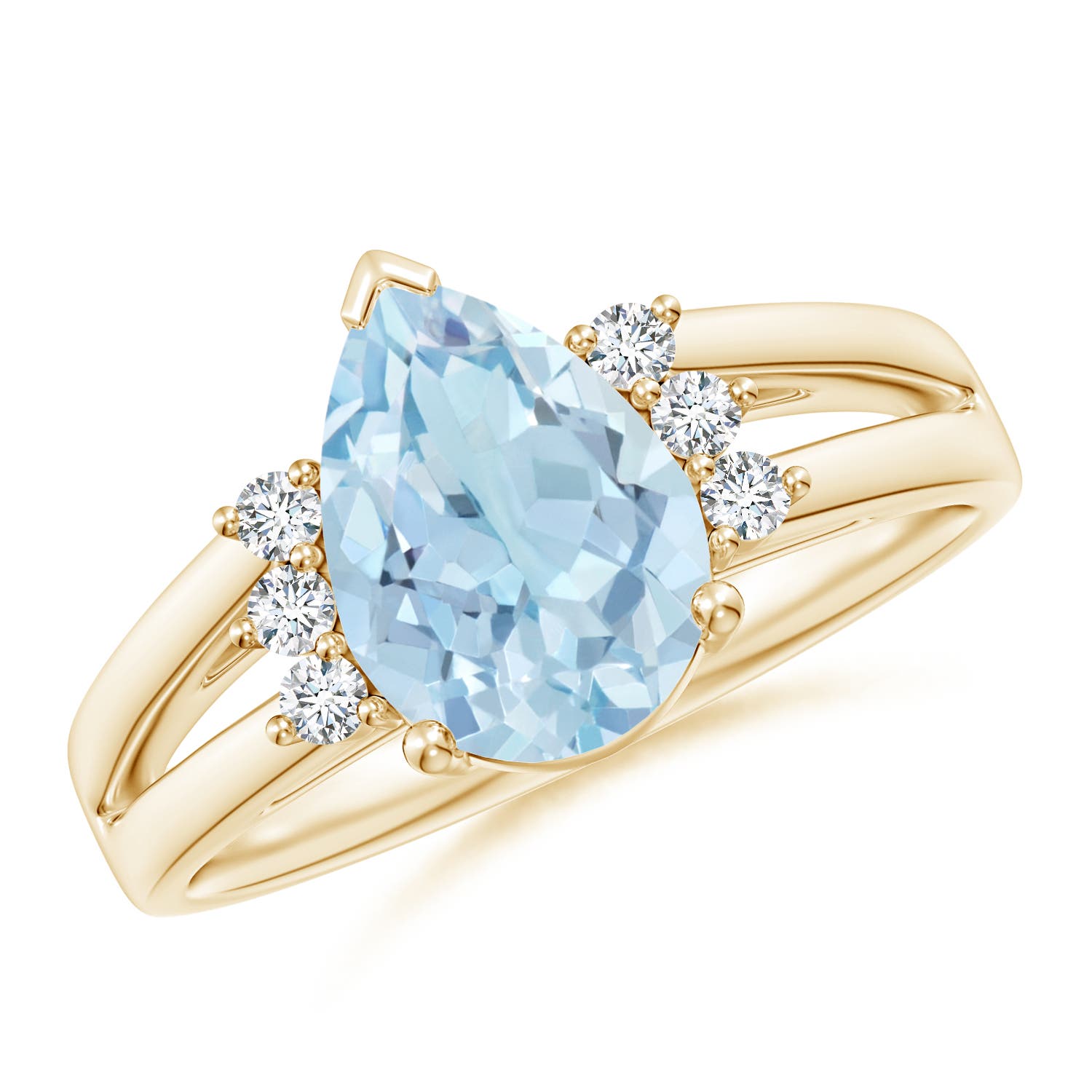 AA - Aquamarine / 1.73 CT / 14 KT Yellow Gold