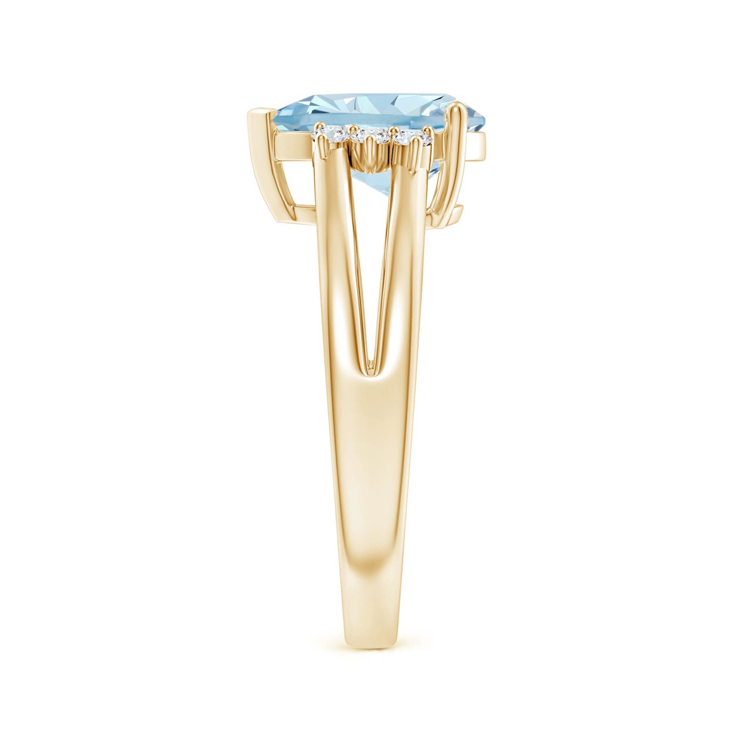 AA - Aquamarine / 1.73 CT / 14 KT Yellow Gold