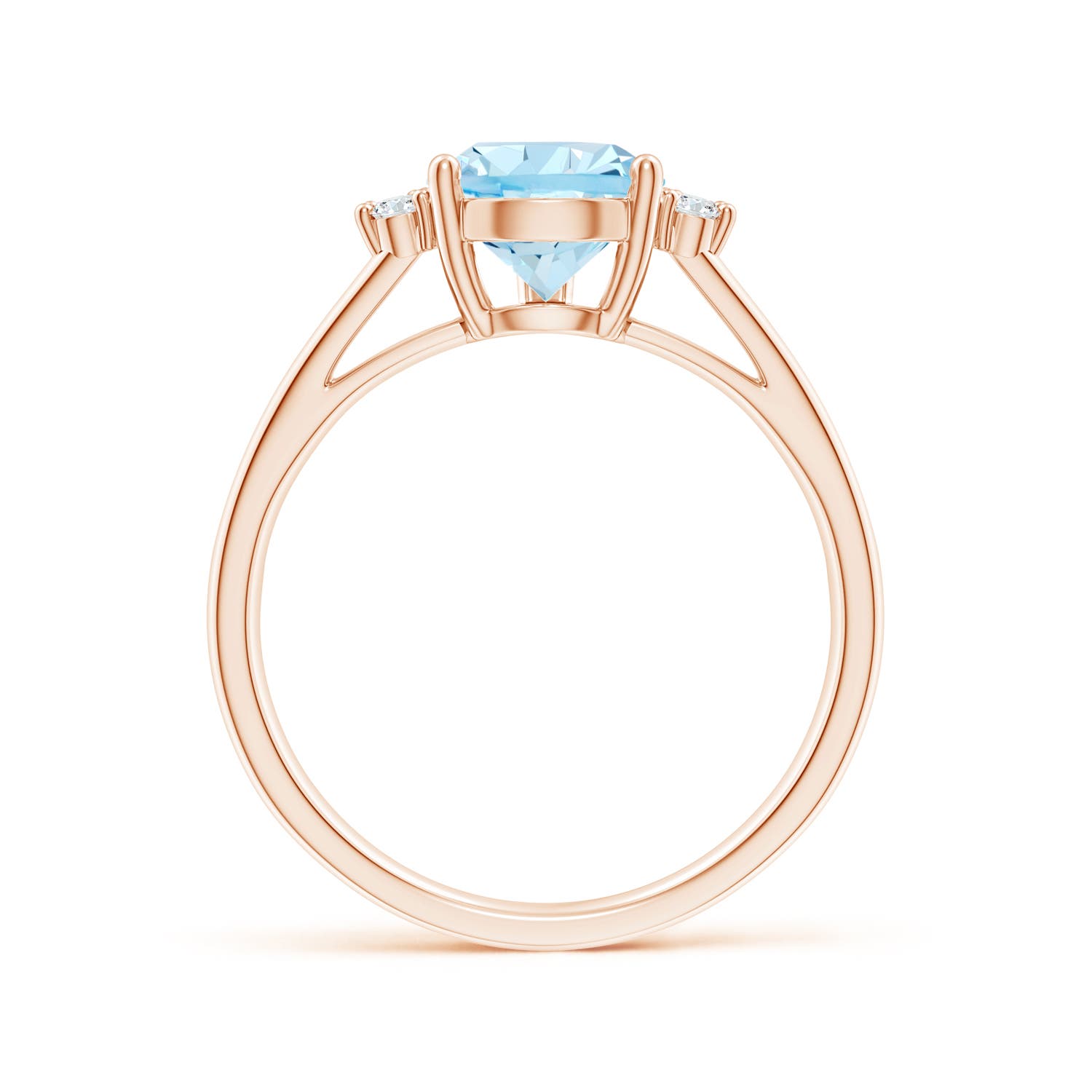 AAA - Aquamarine / 1.73 CT / 14 KT Rose Gold