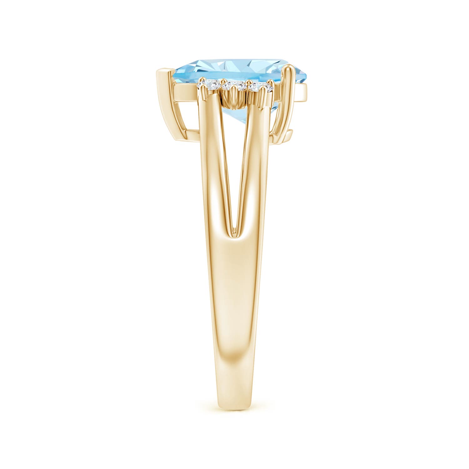 AAA - Aquamarine / 1.73 CT / 14 KT Yellow Gold