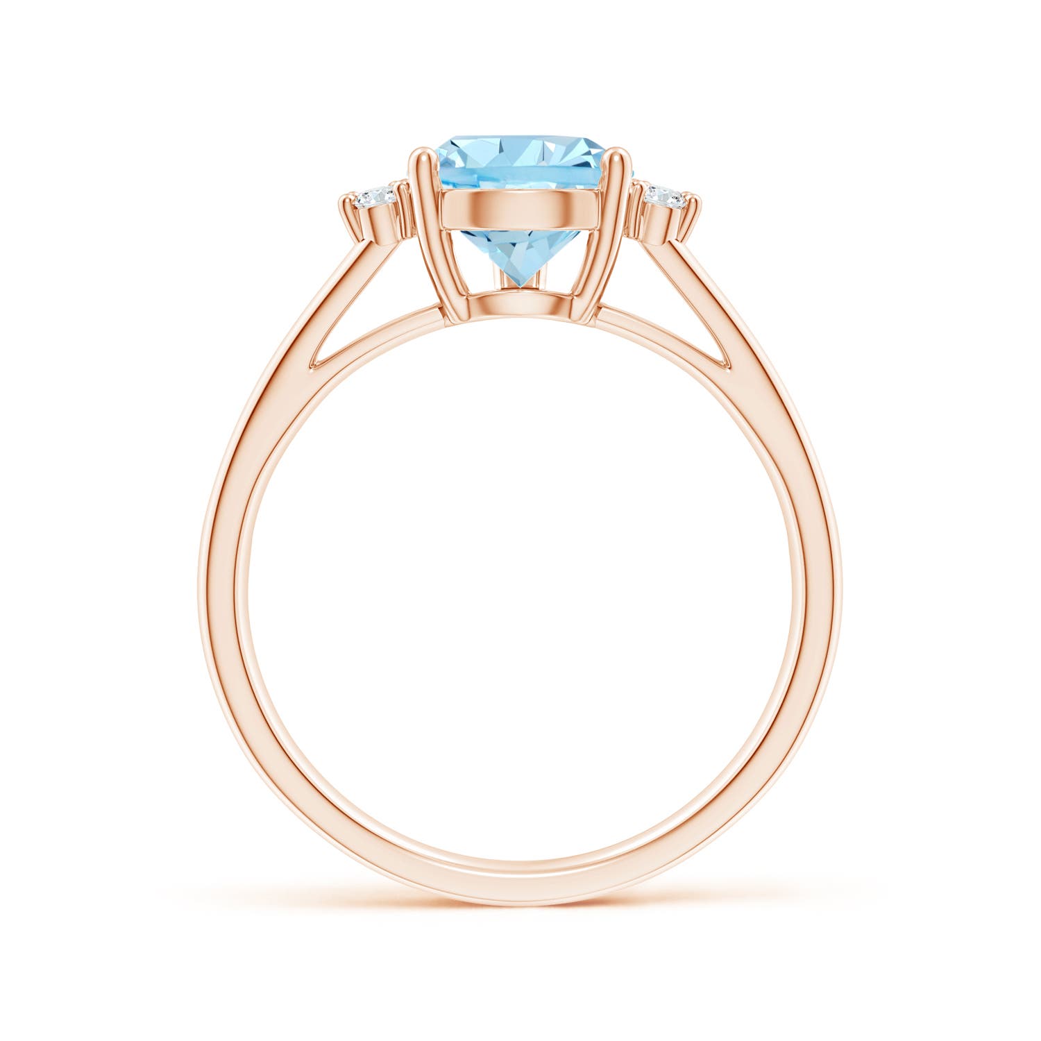 AAAA - Aquamarine / 1.73 CT / 14 KT Rose Gold