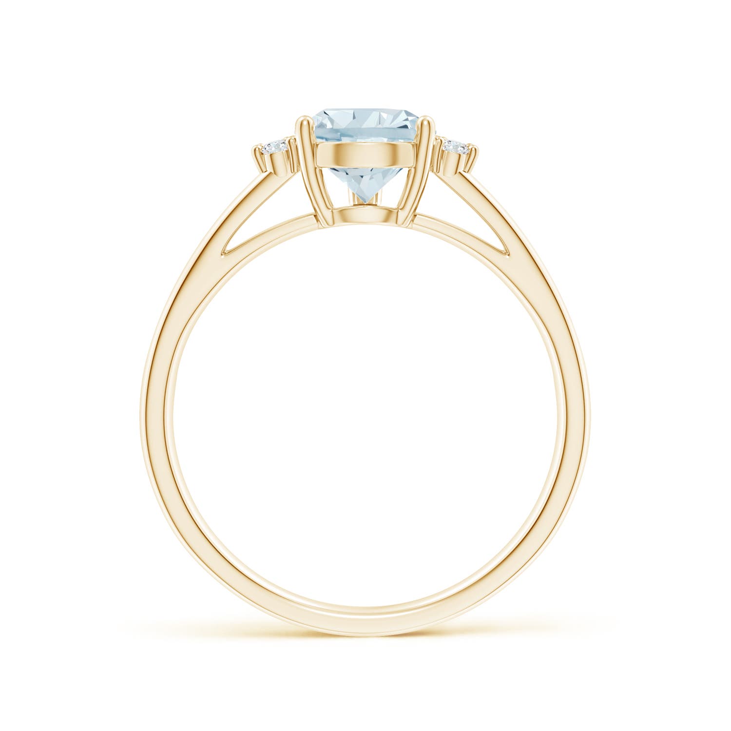 A - Aquamarine / 1.2 CT / 14 KT Yellow Gold