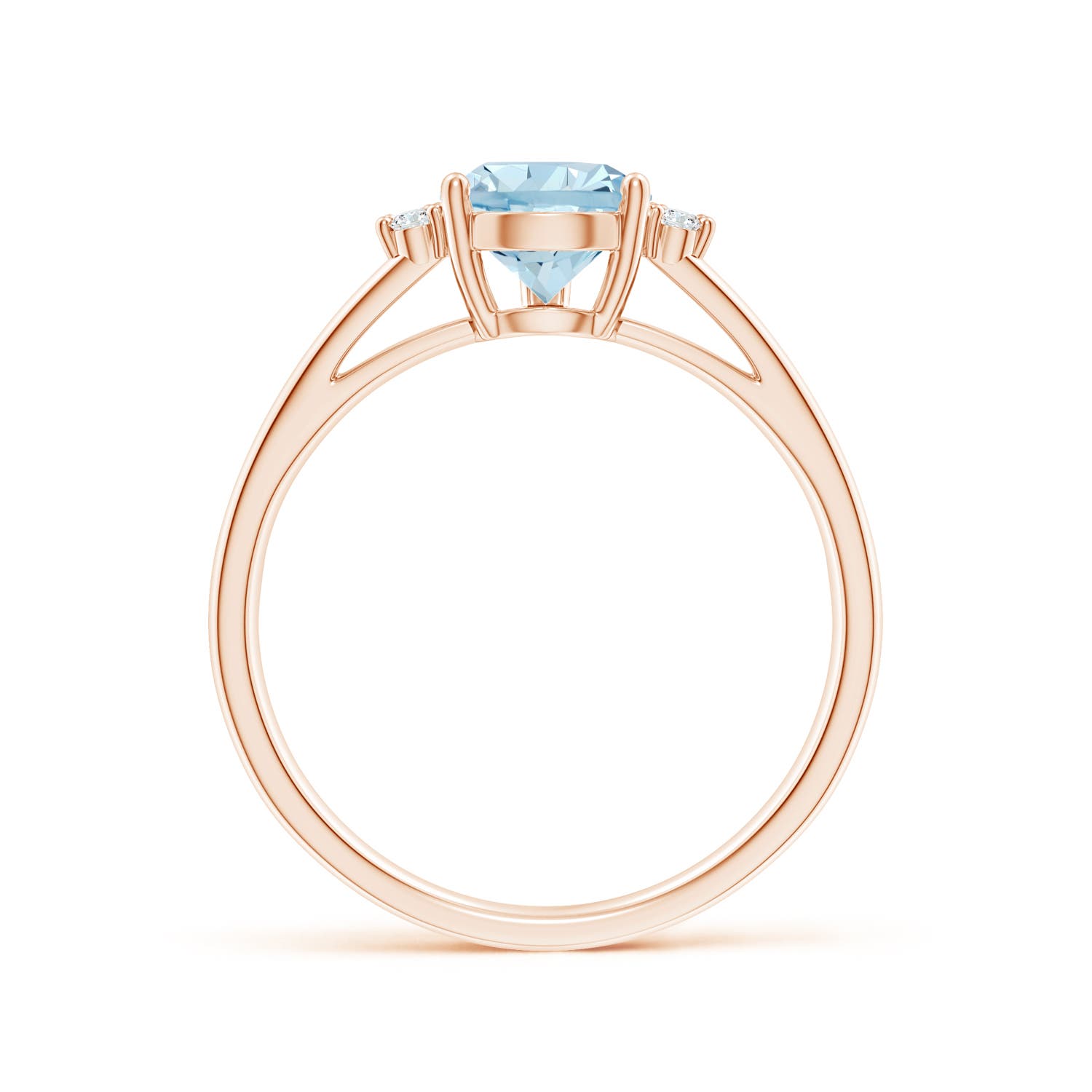 AA - Aquamarine / 1.2 CT / 14 KT Rose Gold