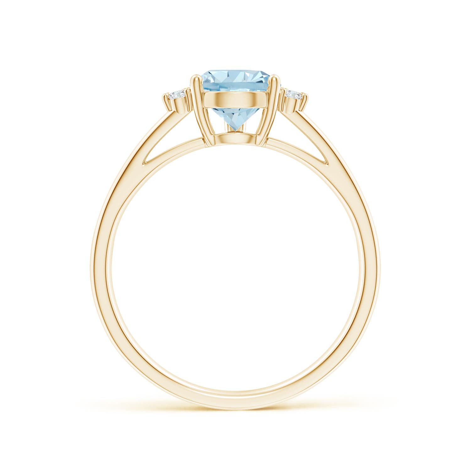 AA - Aquamarine / 1.2 CT / 14 KT Yellow Gold