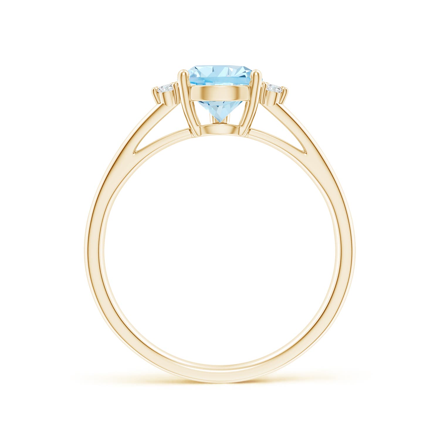 AAA - Aquamarine / 1.2 CT / 14 KT Yellow Gold