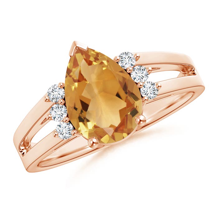 A - Citrine / 2.03 CT / 14 KT Rose Gold