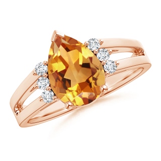 Pear AA Citrine