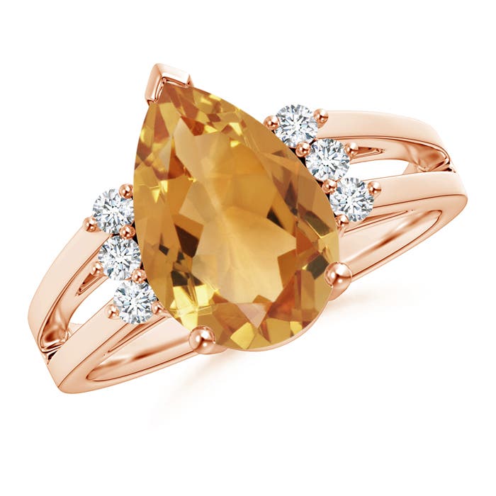 A - Citrine / 2.52 CT / 14 KT Rose Gold