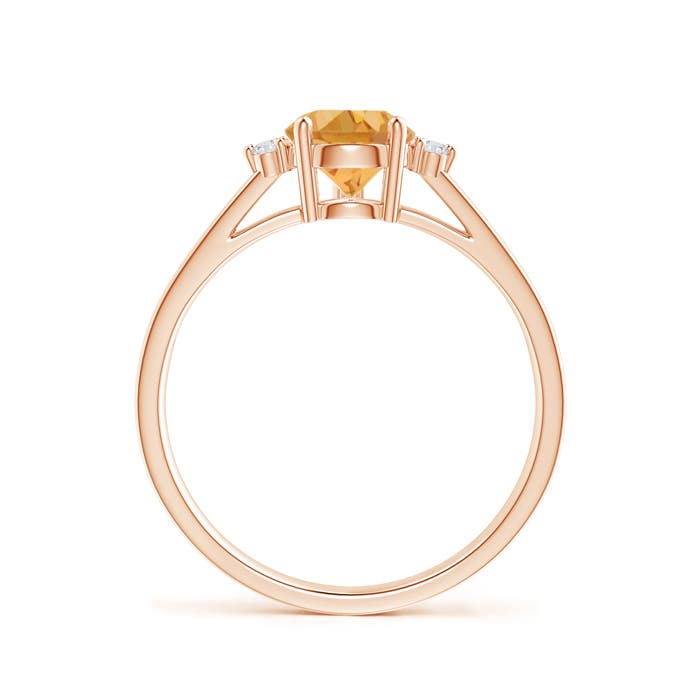 A - Citrine / 1.28 CT / 14 KT Rose Gold