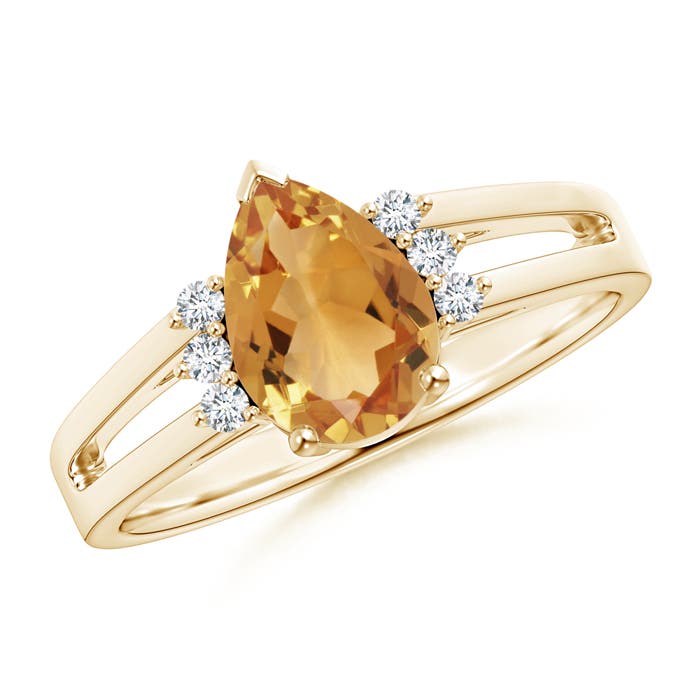 A - Citrine / 1.28 CT / 14 KT Yellow Gold