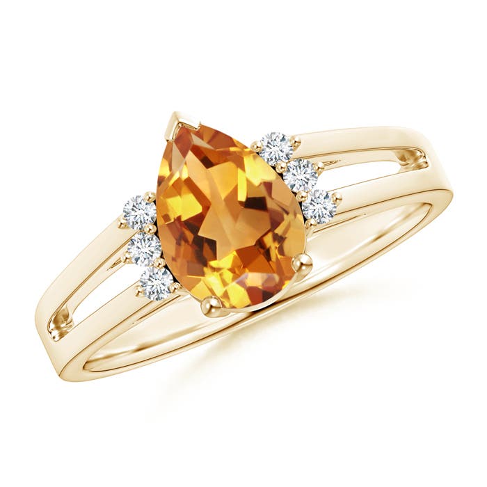 AA - Citrine / 1.28 CT / 14 KT Yellow Gold