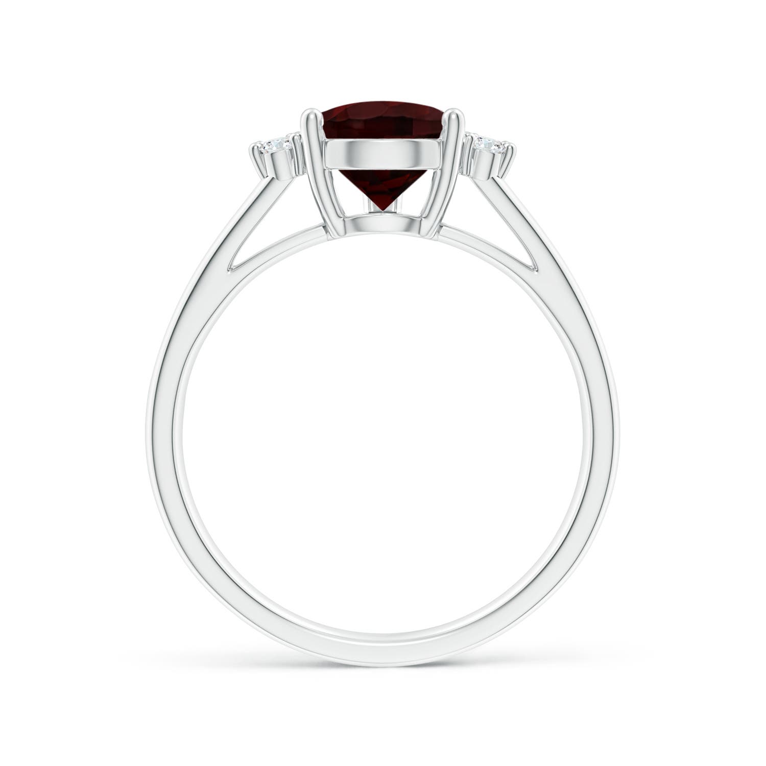 A - Garnet / 2.23 CT / 14 KT White Gold