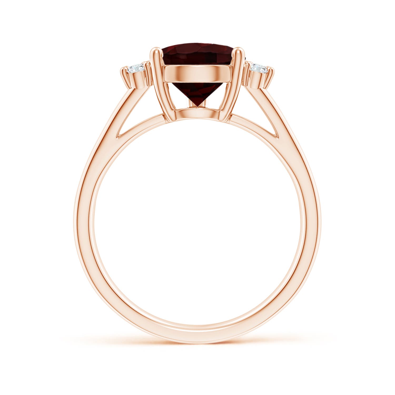 A - Garnet / 3.67 CT / 14 KT Rose Gold