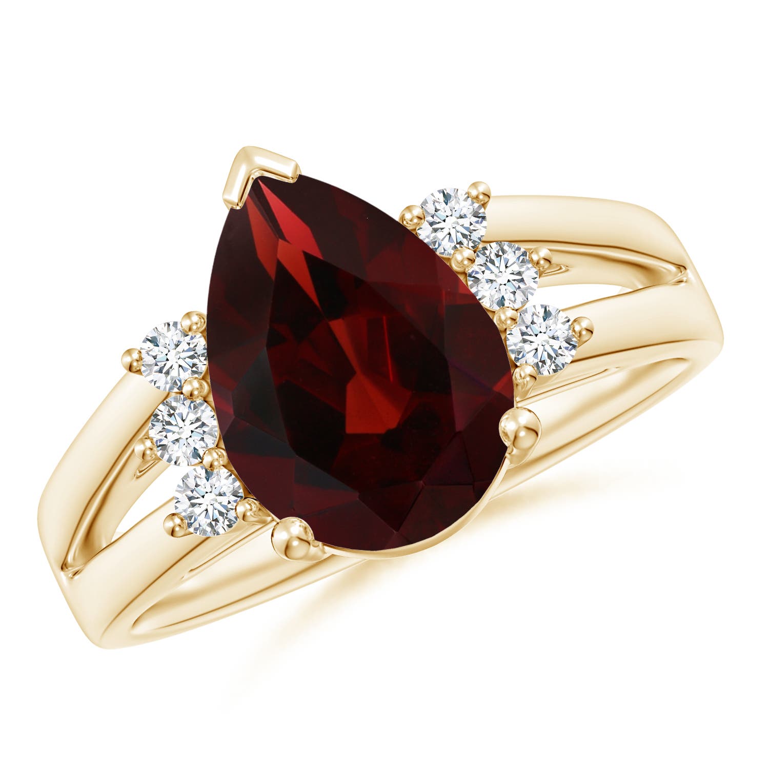 AA - Garnet / 3.67 CT / 14 KT Yellow Gold