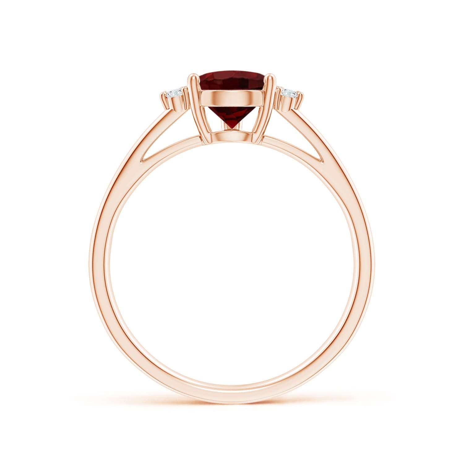 AAA - Garnet / 1.58 CT / 14 KT Rose Gold