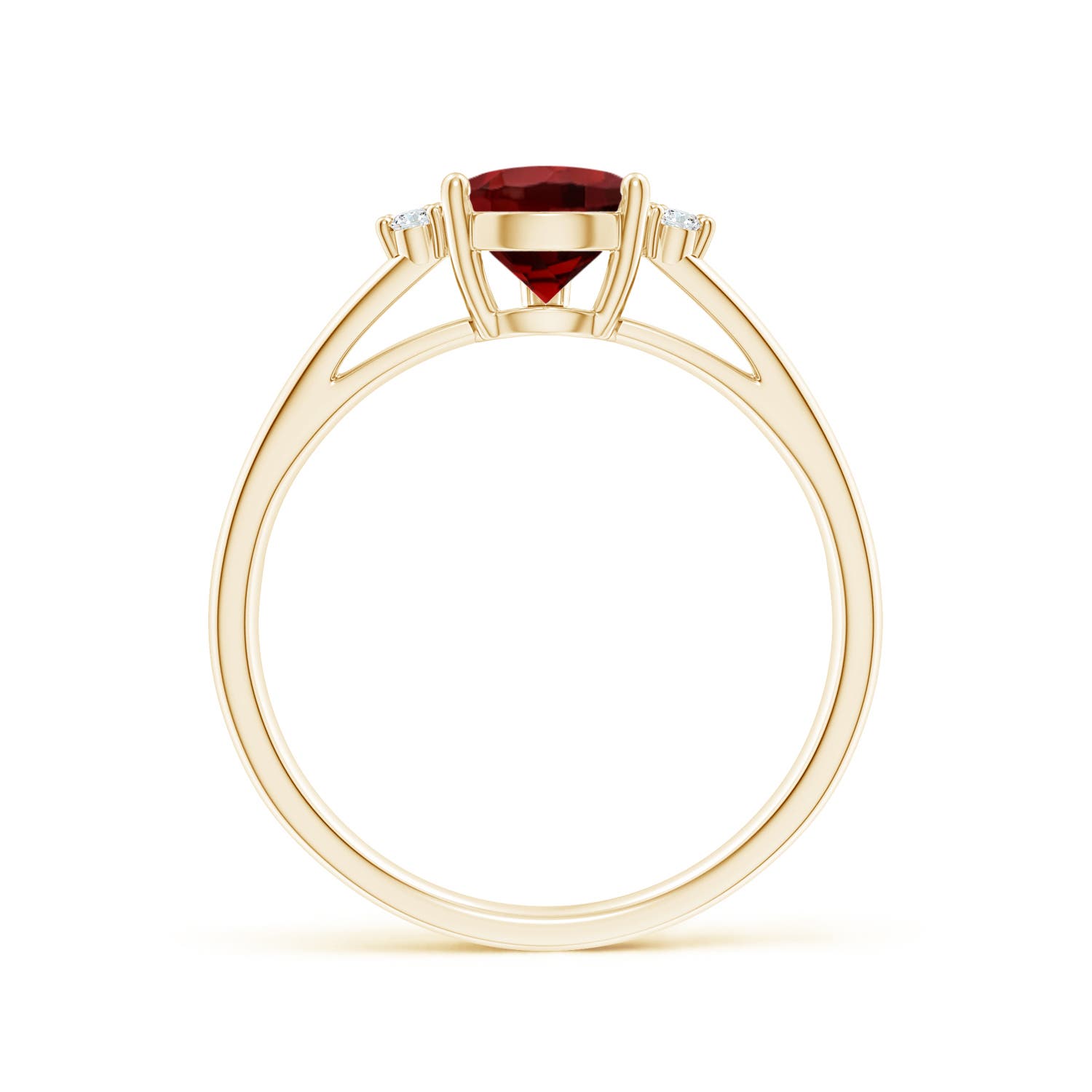 AAAA - Garnet / 1.58 CT / 14 KT Yellow Gold