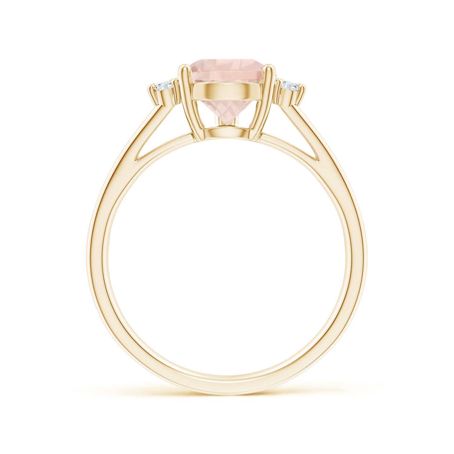 A - Morganite / 1.73 CT / 14 KT Yellow Gold